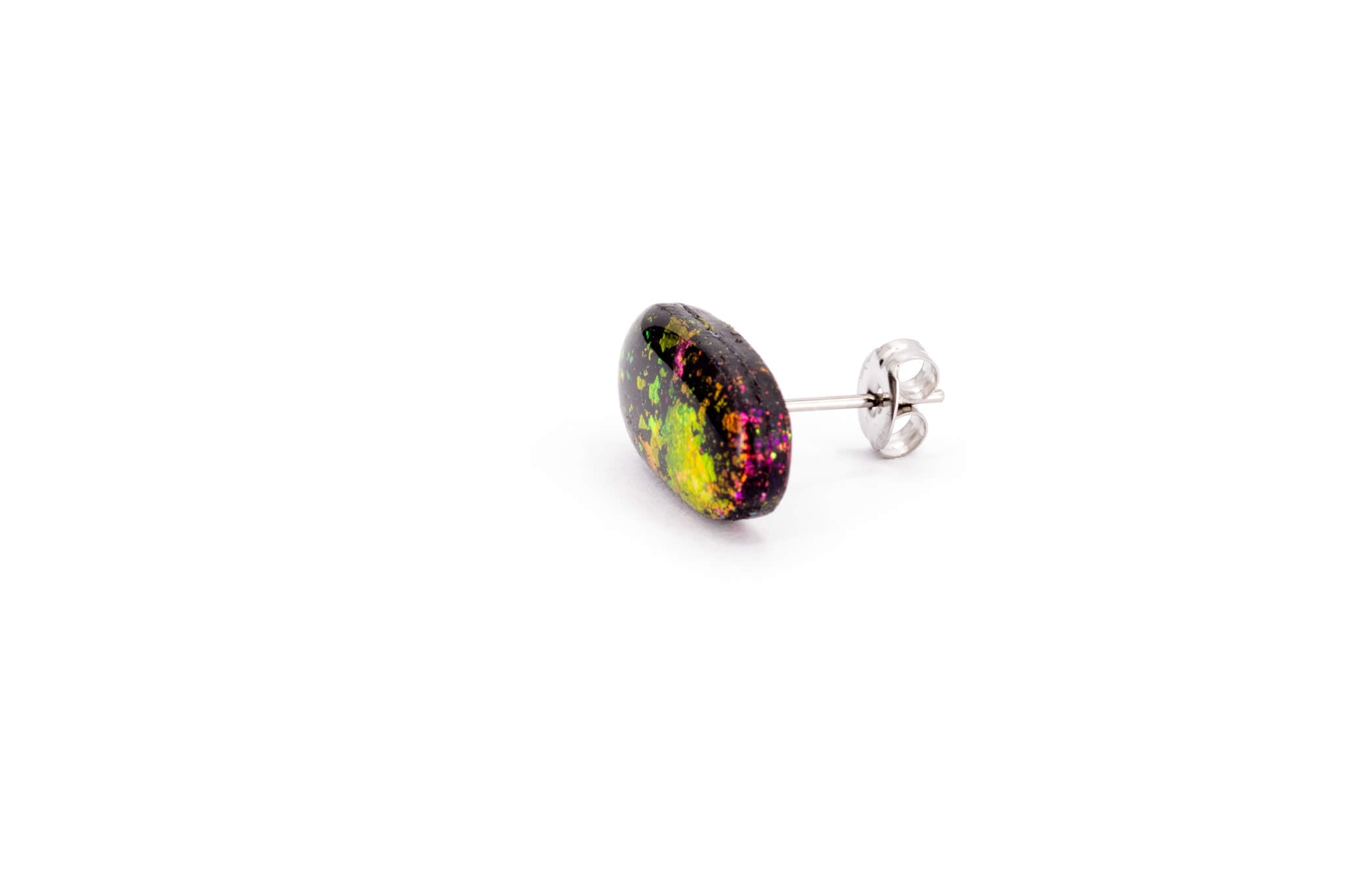 Galaxy Pill Stud Earrings - Pearl Moon Creations