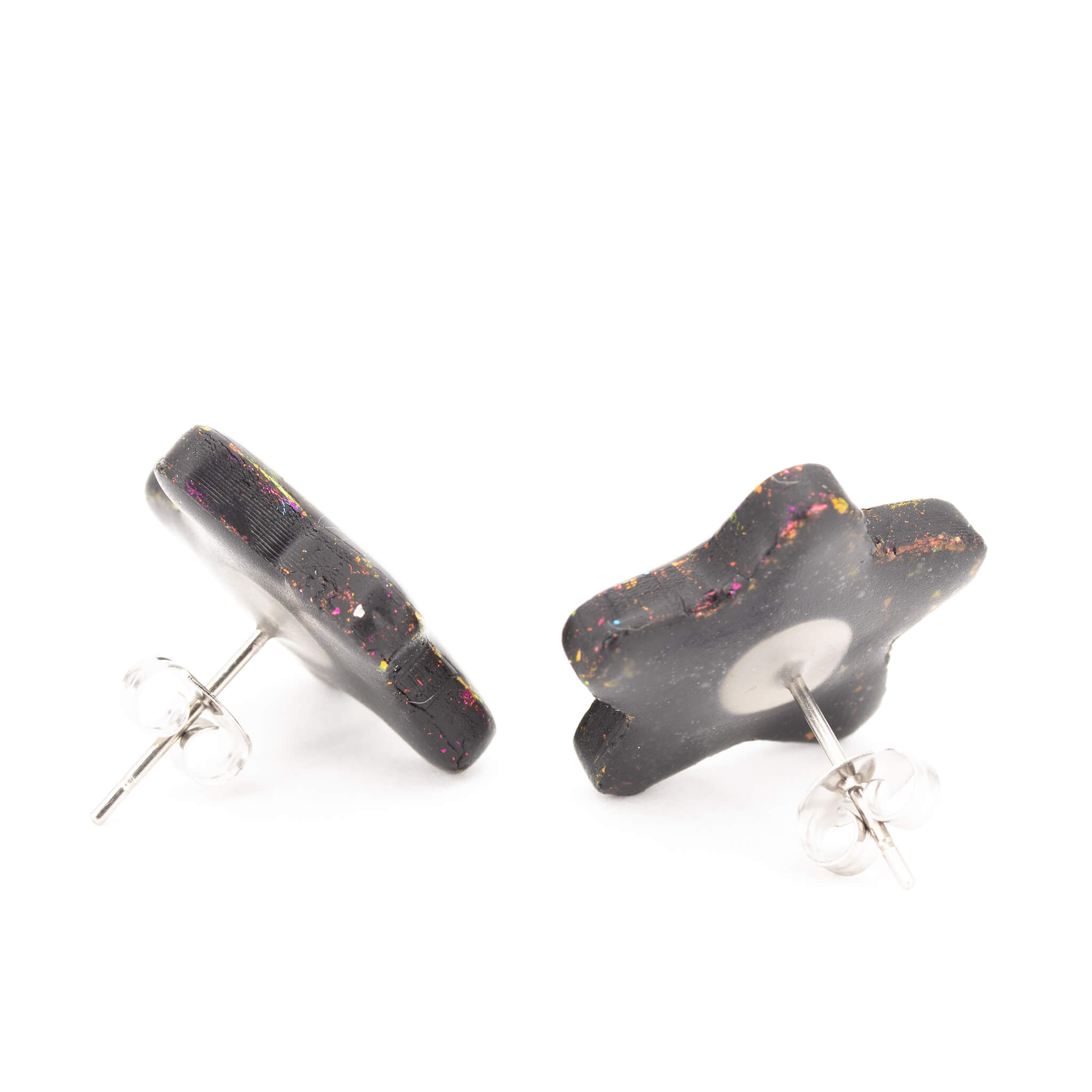 Galaxy Star Earrings - Pearl Moon Creations