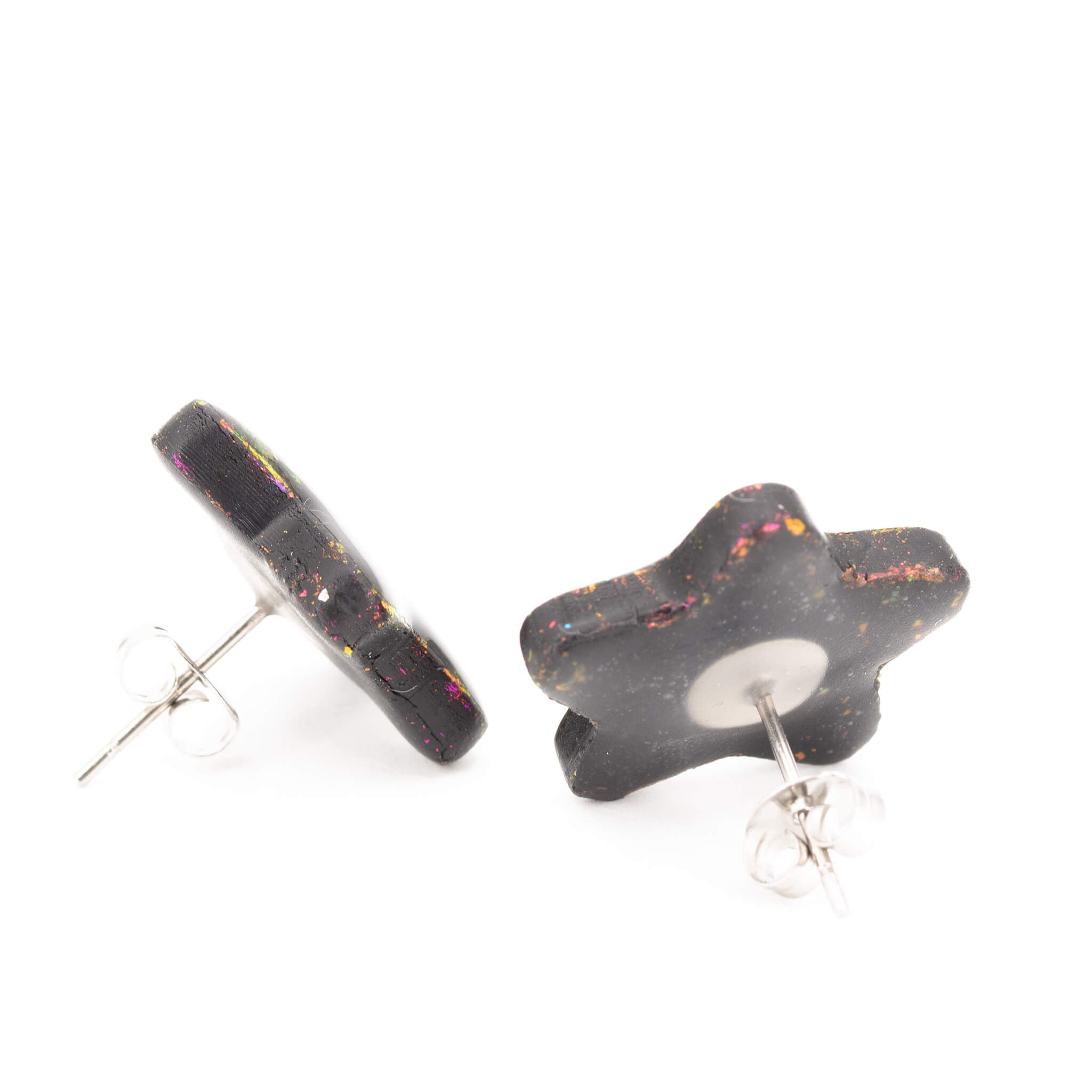 Galaxy Star Earrings - Pearl Moon Creations