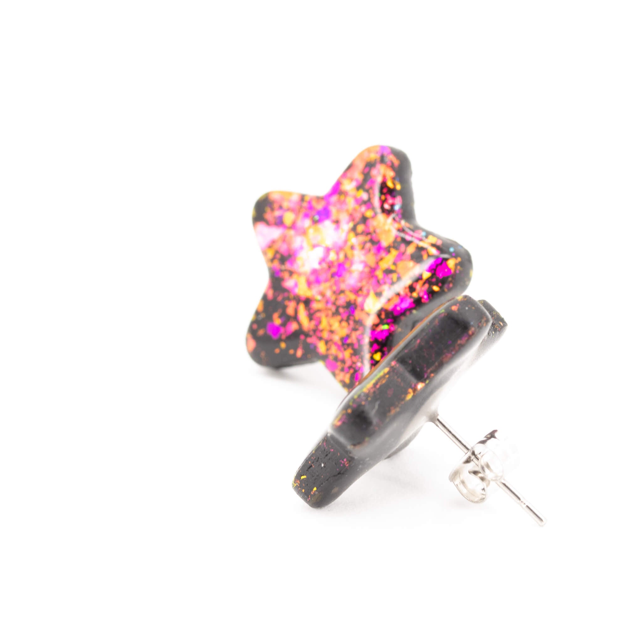 Galaxy Star Earrings - Pearl Moon Creations