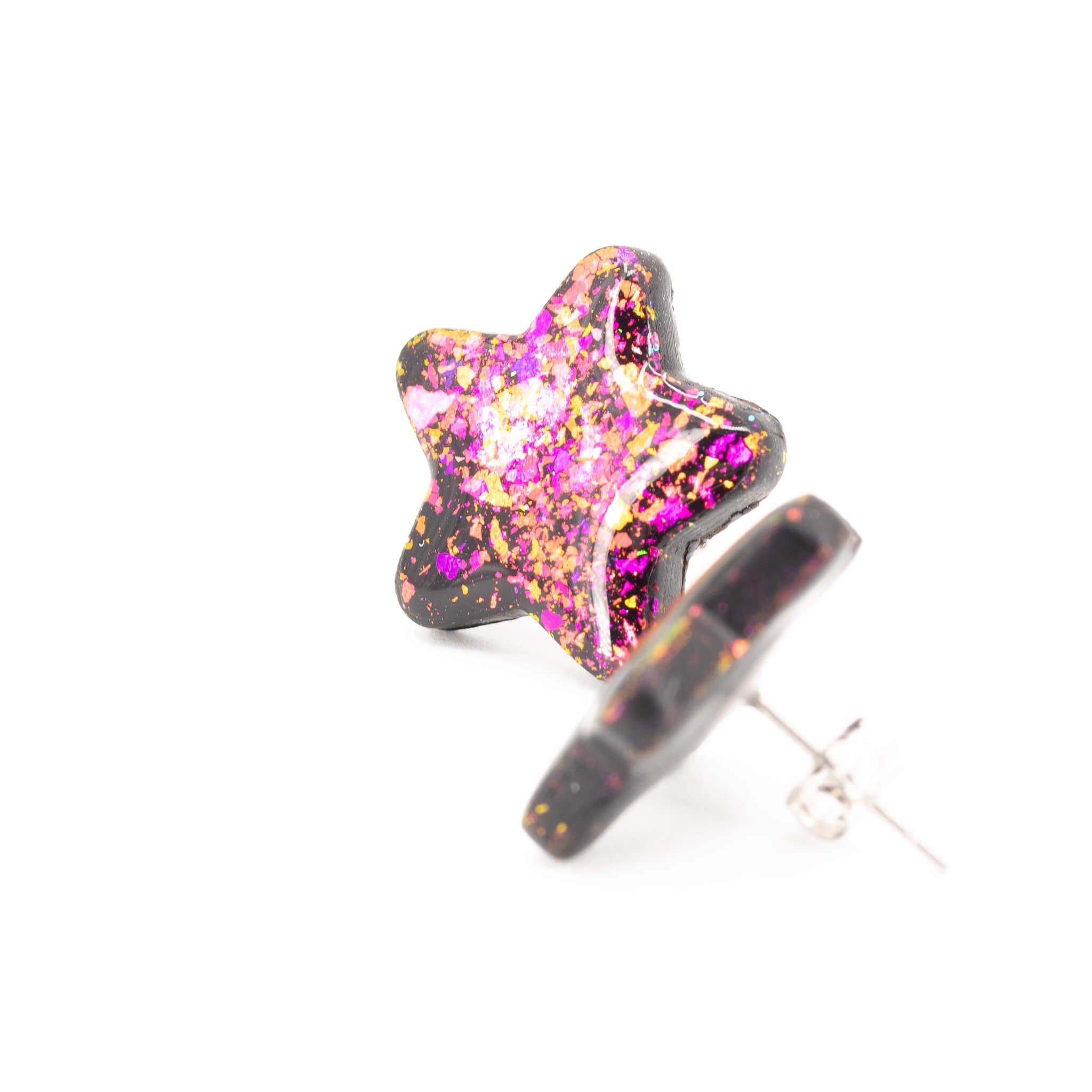 Galaxy Star Earrings - Pearl Moon Creations