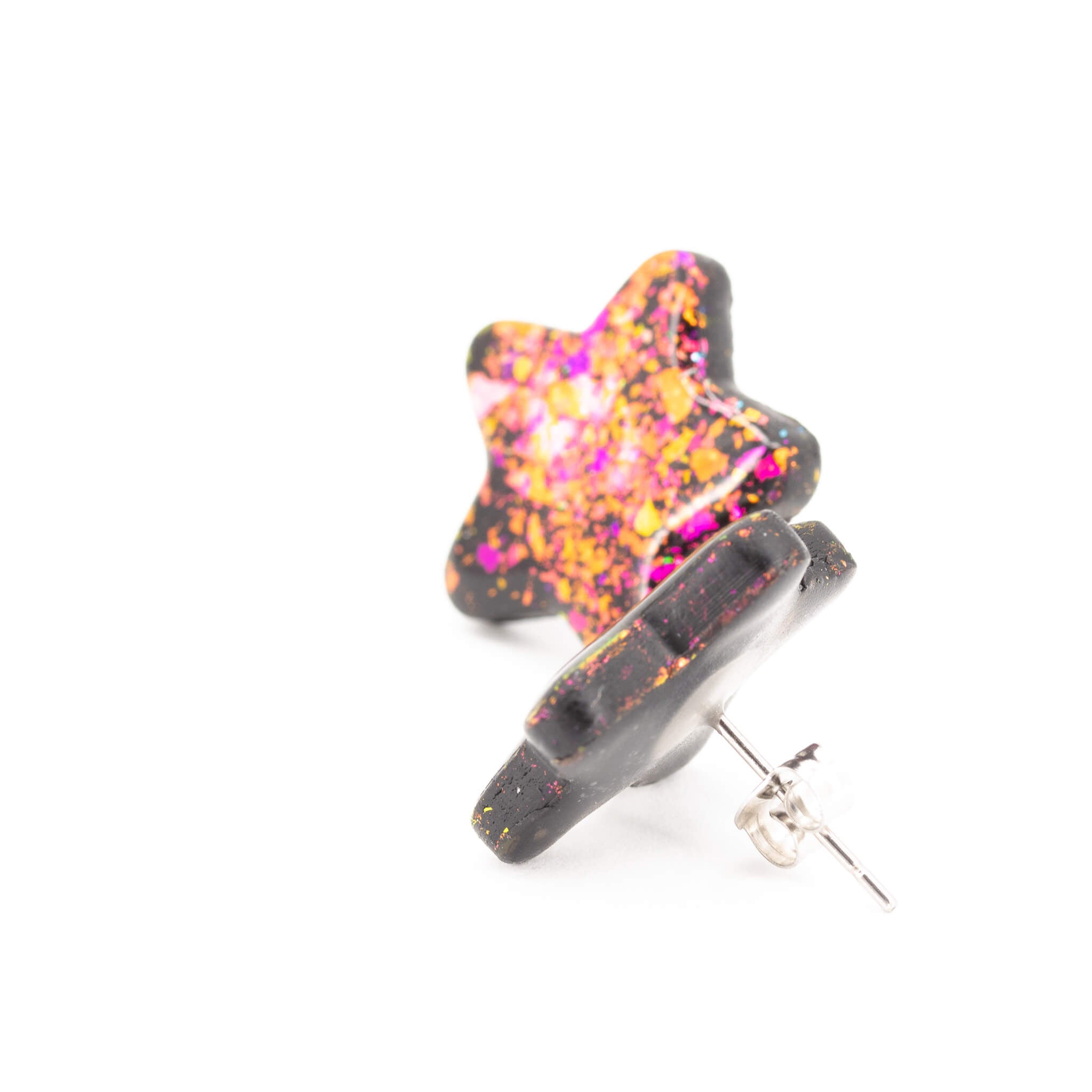 Galaxy Star Earrings - Pearl Moon Creations