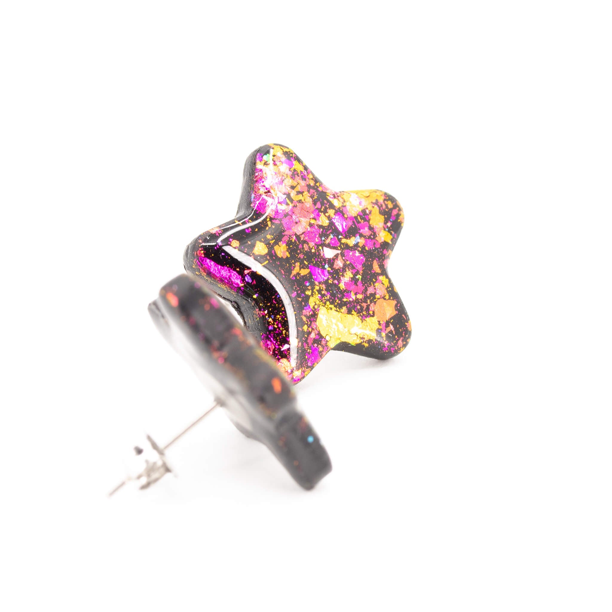 Galaxy Star Earrings - Pearl Moon Creations