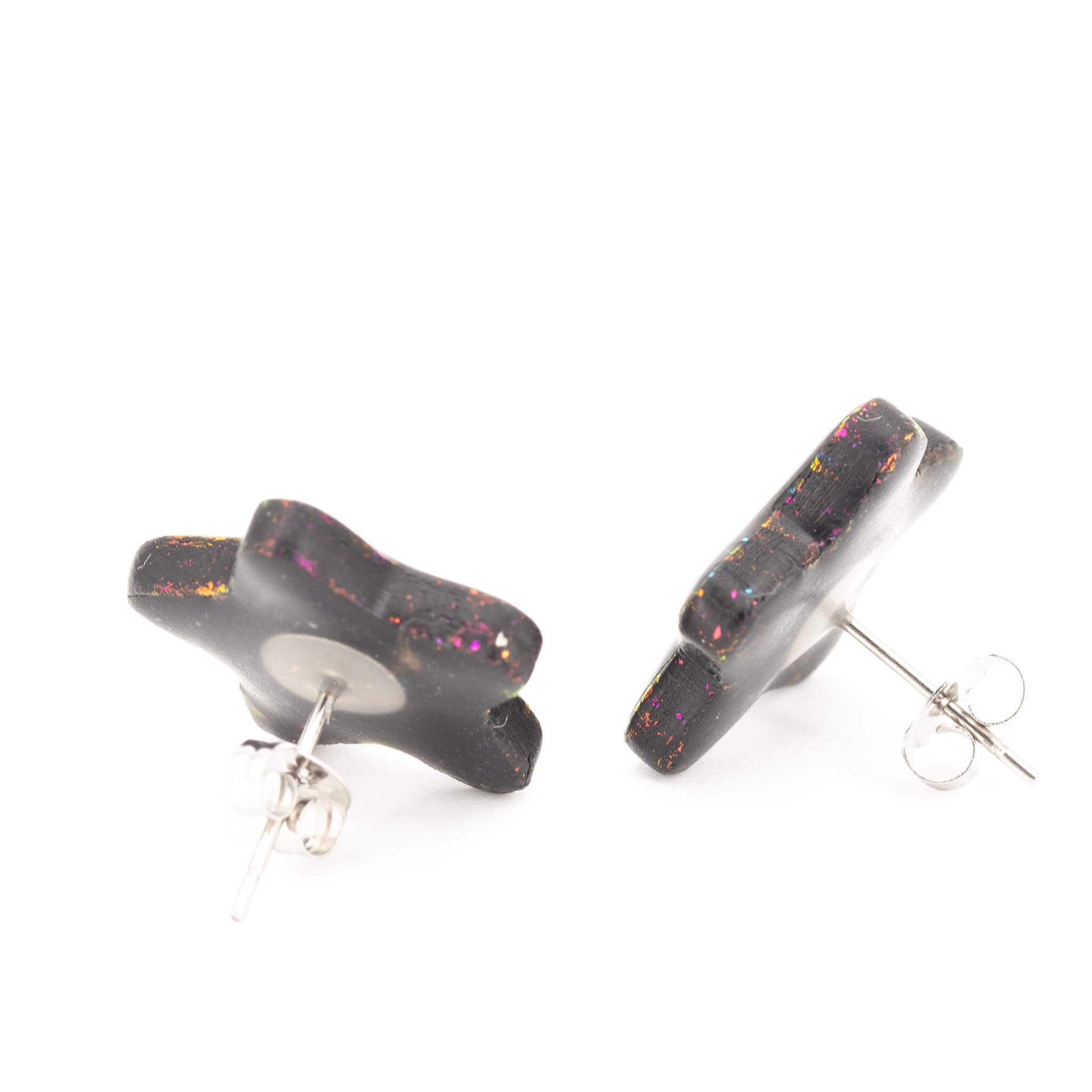 Galaxy Star Earrings - Pearl Moon Creations