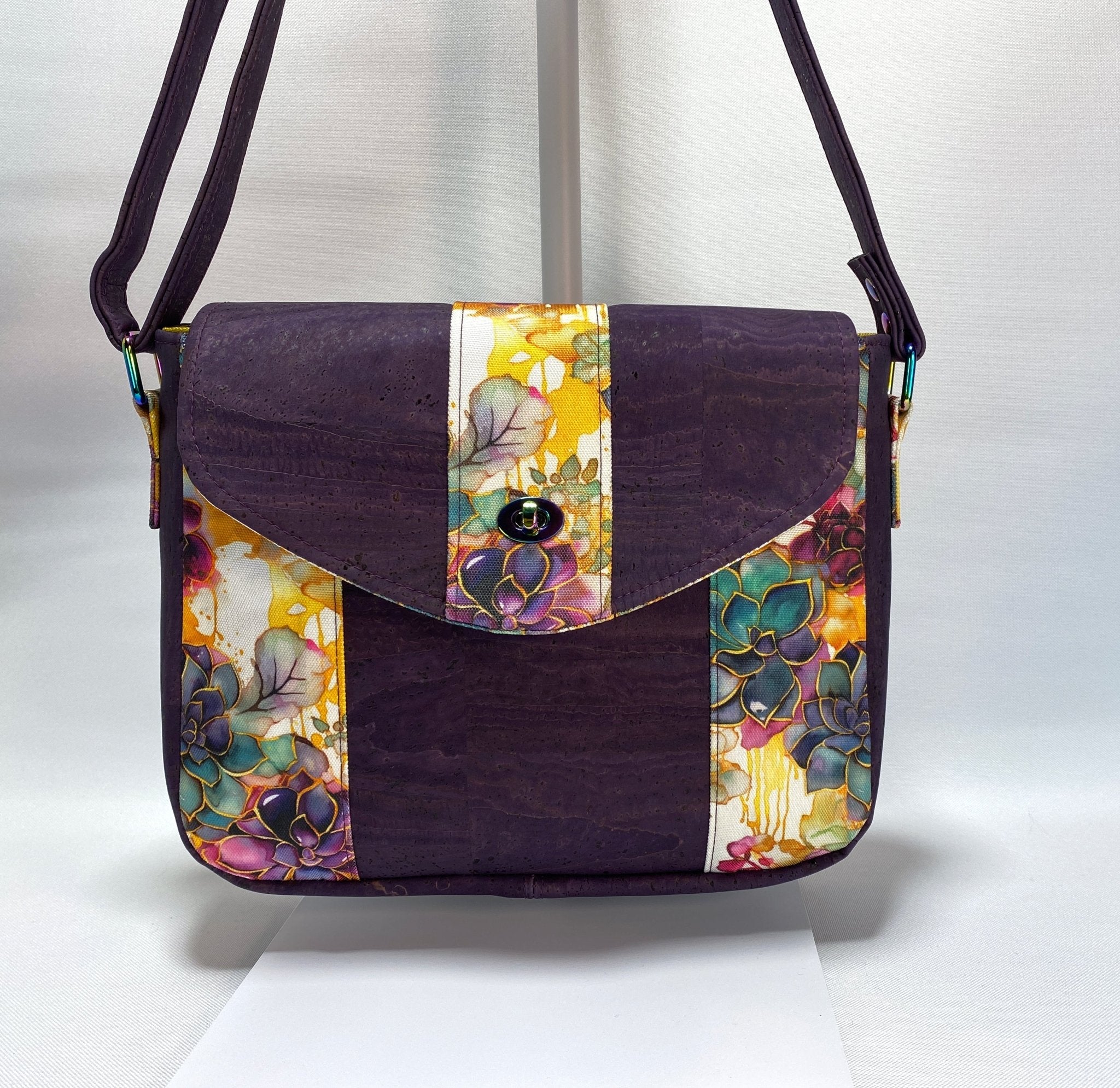 Golden Succulent Esme Crossbody Bag - Pearl Moon Creations