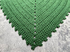 Green Crochet Bandana - Pearl Moon Creations