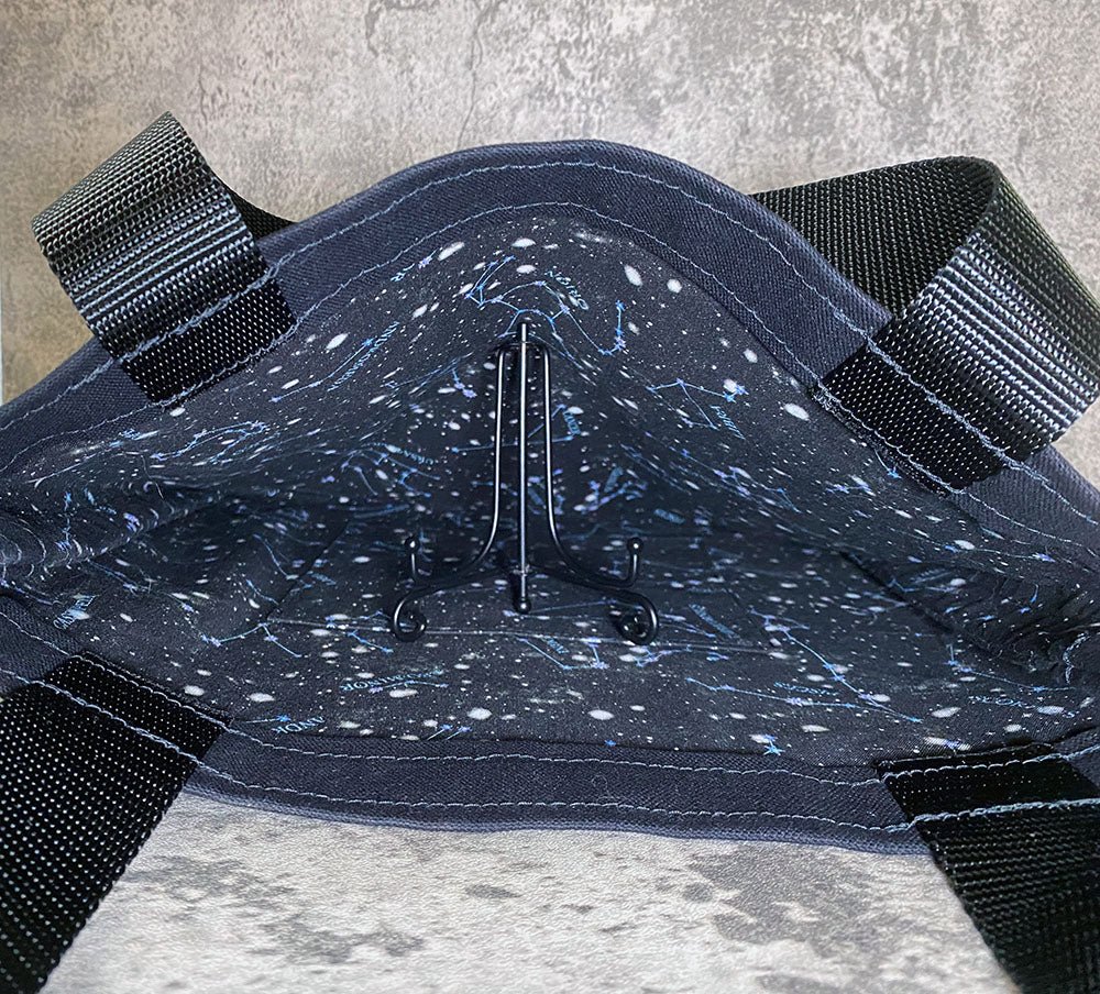 Holographic Moon Tote Bag - Pearl Moon Creations