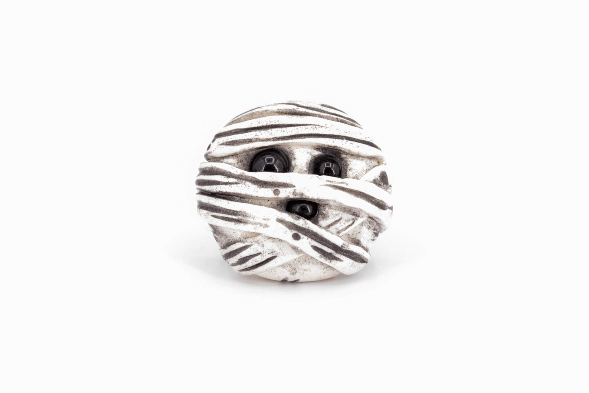 Kawaii Mummy Ring - Pearl Moon Creations