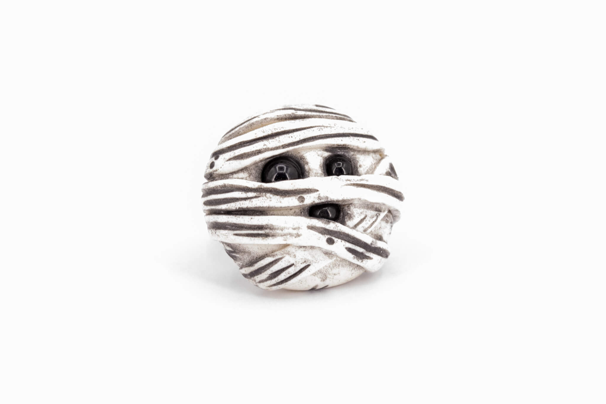 Kawaii Mummy Ring - Pearl Moon Creations