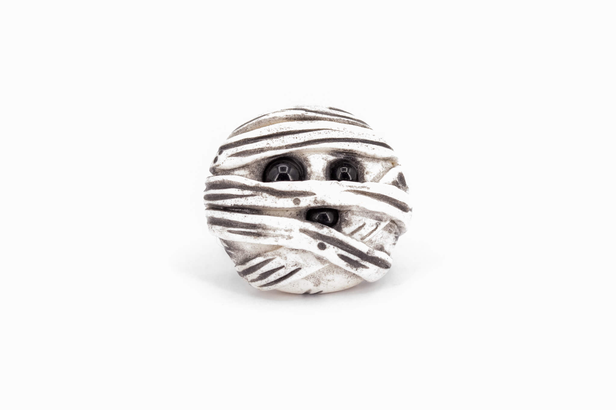 Kawaii Mummy Ring - Pearl Moon Creations