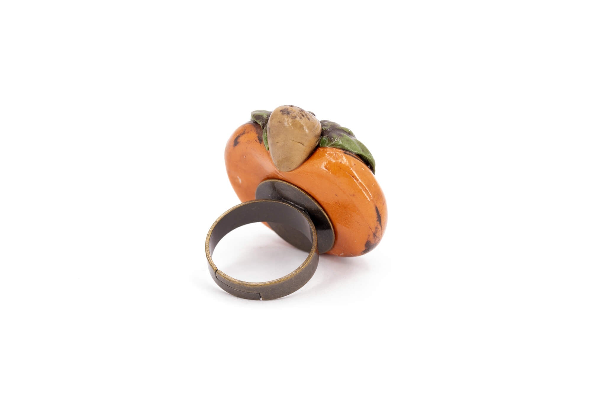 Kawaii Pumpkin Ring - Pearl Moon Creations