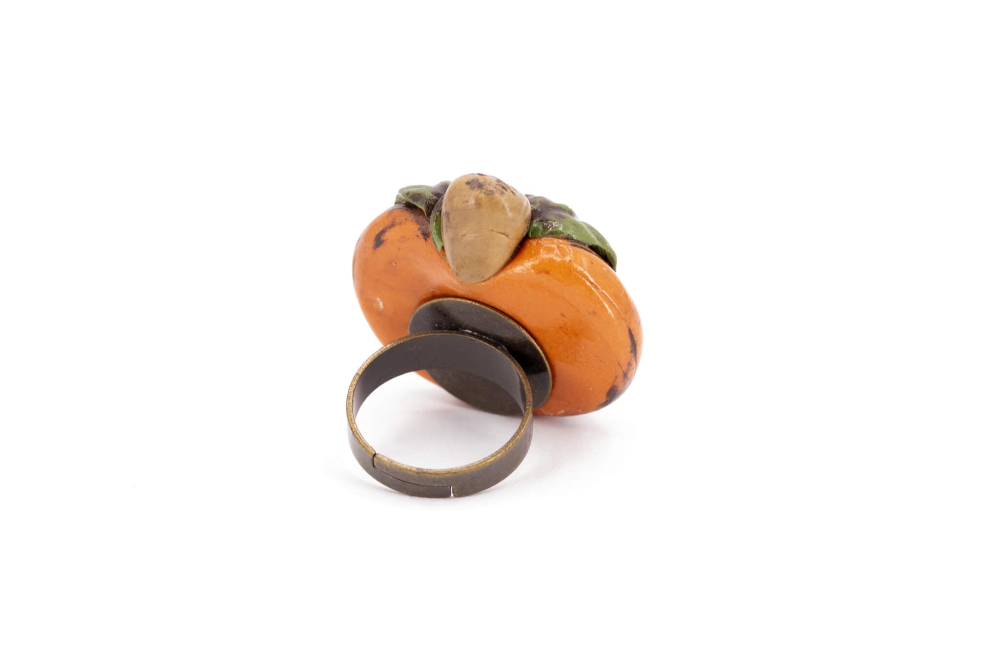 Kawaii Pumpkin Ring - Pearl Moon Creations