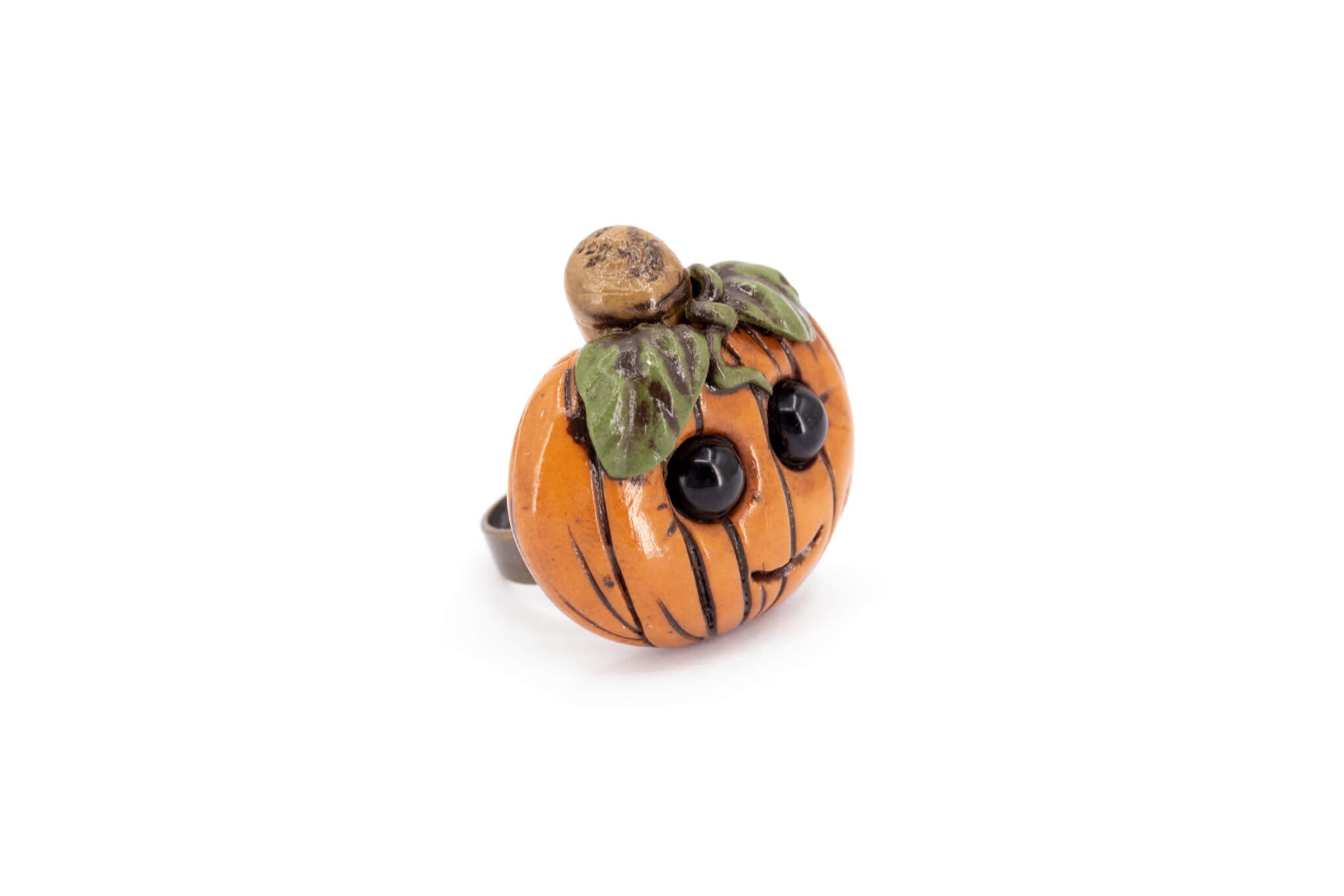 Kawaii Pumpkin Ring - Pearl Moon Creations