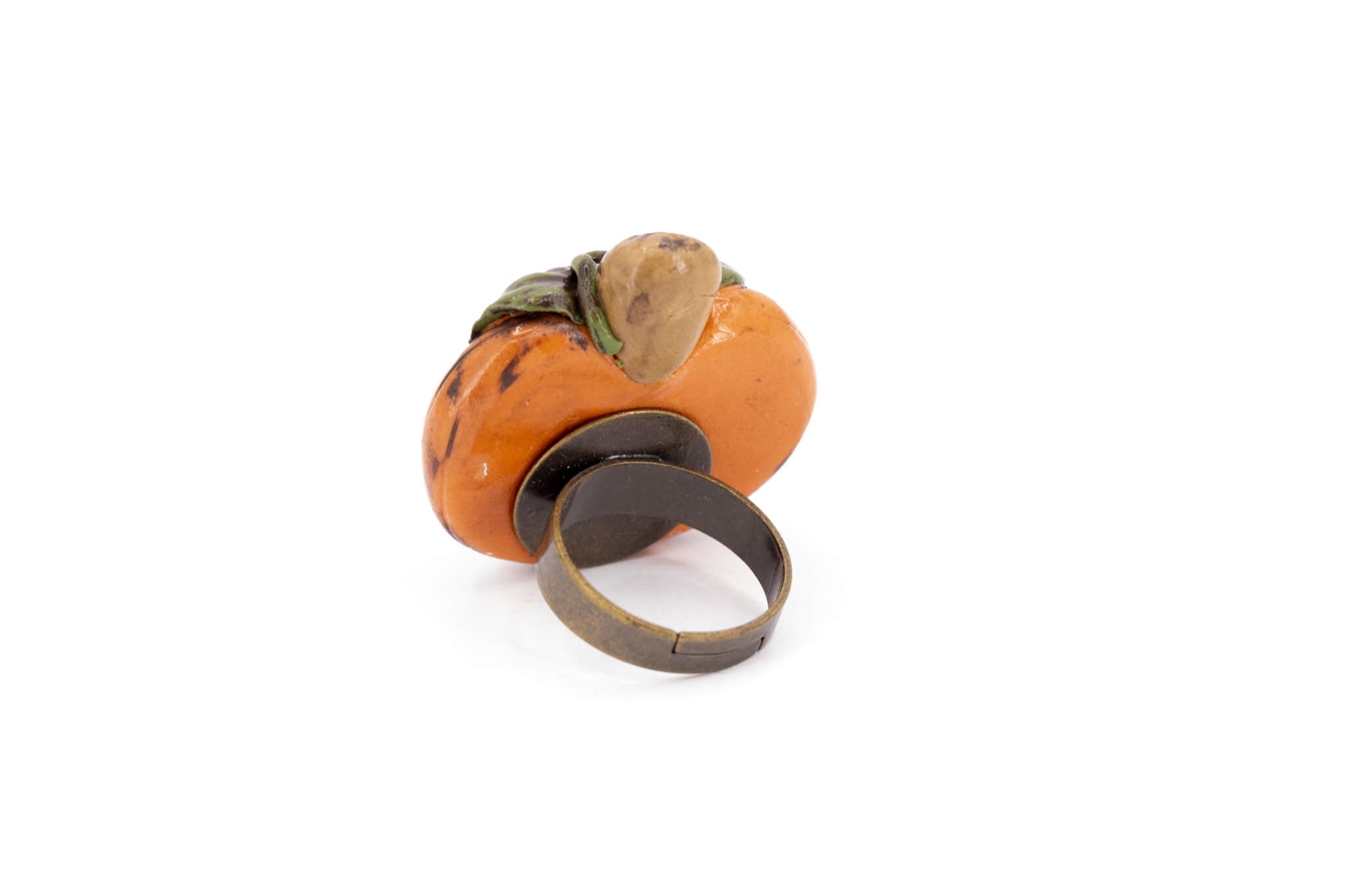 Kawaii Pumpkin Ring - Pearl Moon Creations