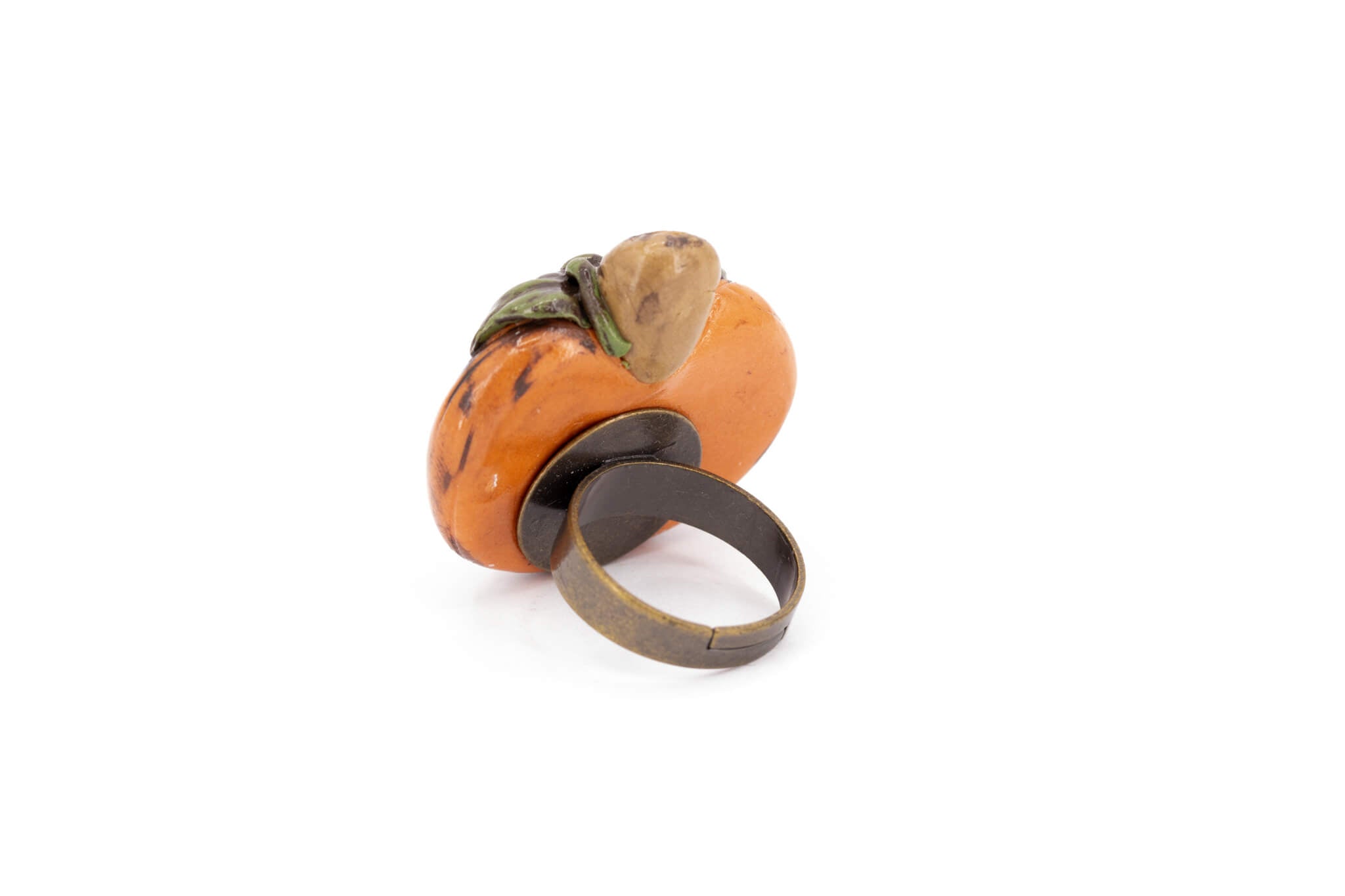 Kawaii Pumpkin Ring - Pearl Moon Creations