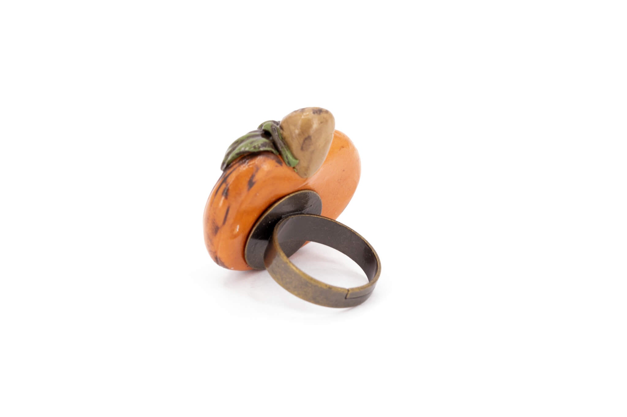 Kawaii Pumpkin Ring - Pearl Moon Creations