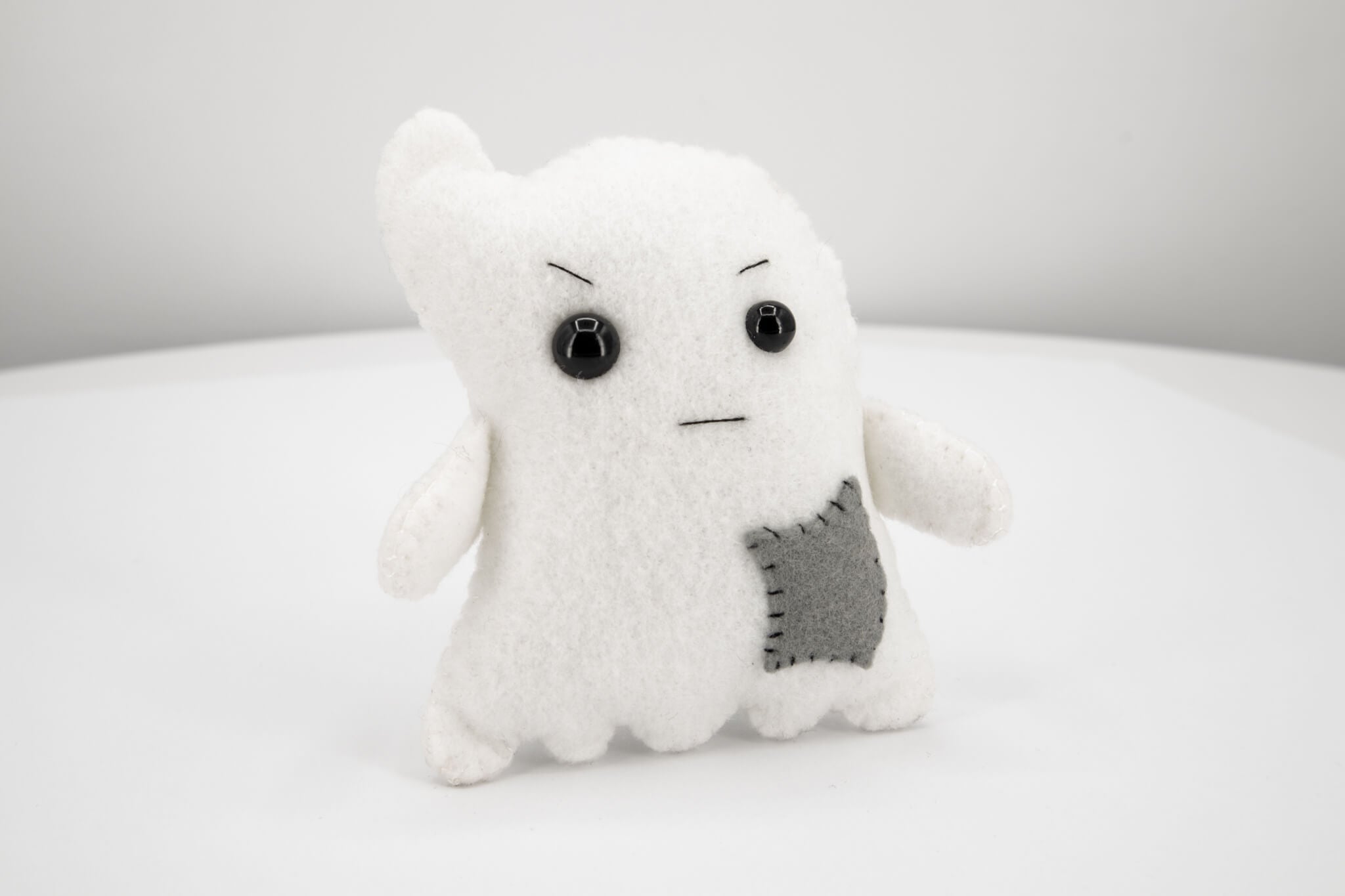 Mean Felt Ghost Doll - Pearl Moon Creations