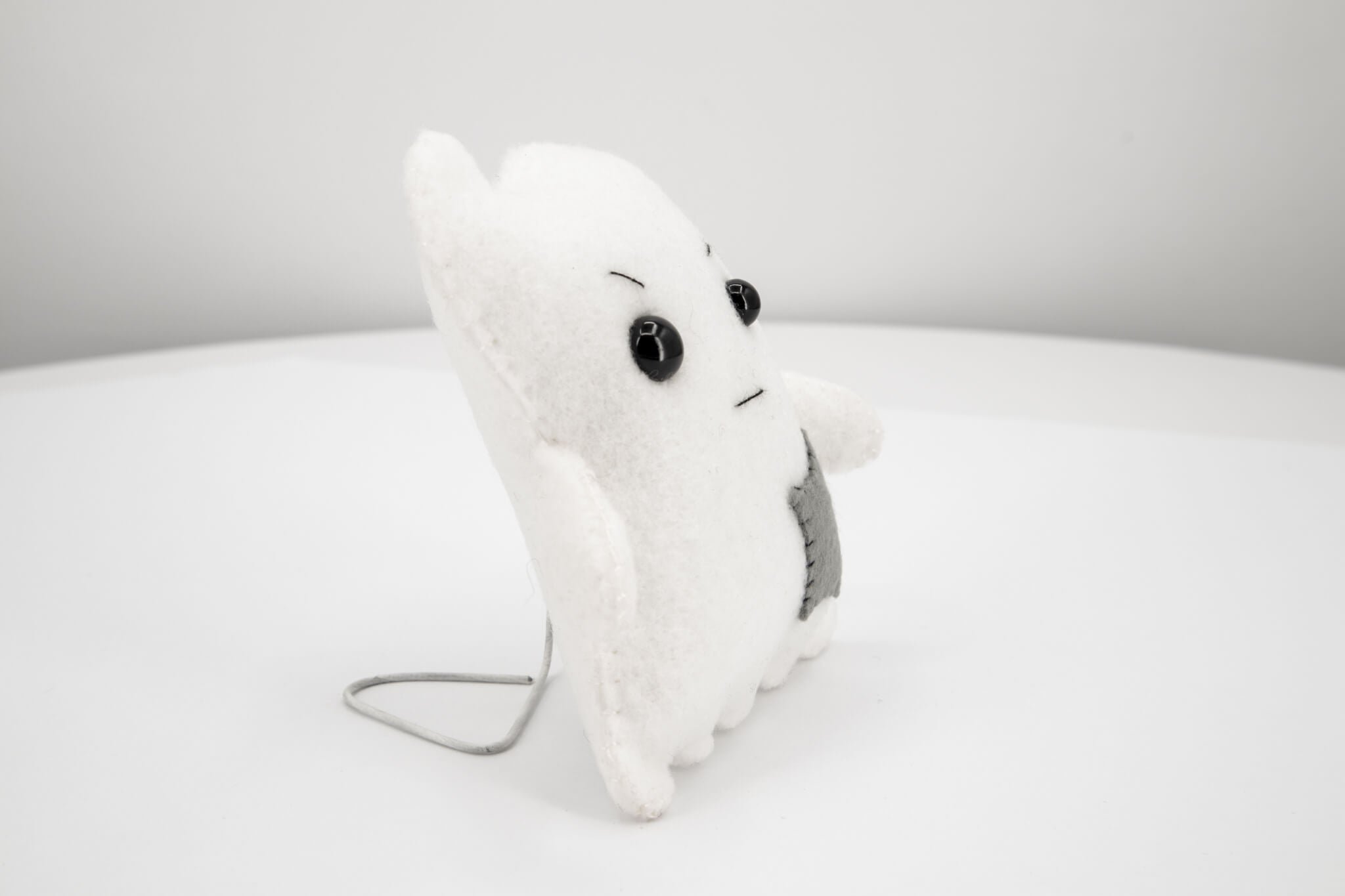 Mean Felt Ghost Doll - Pearl Moon Creations