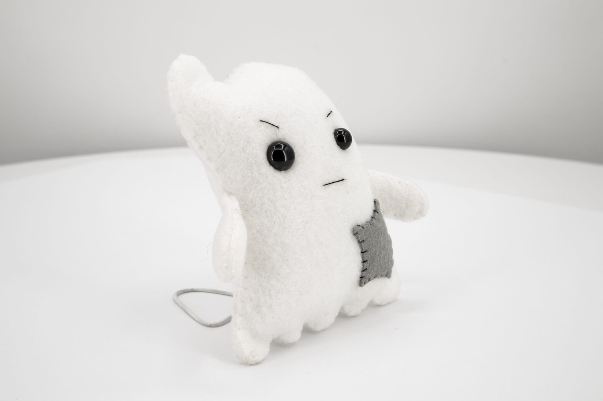 Mean Felt Ghost Doll - Pearl Moon Creations