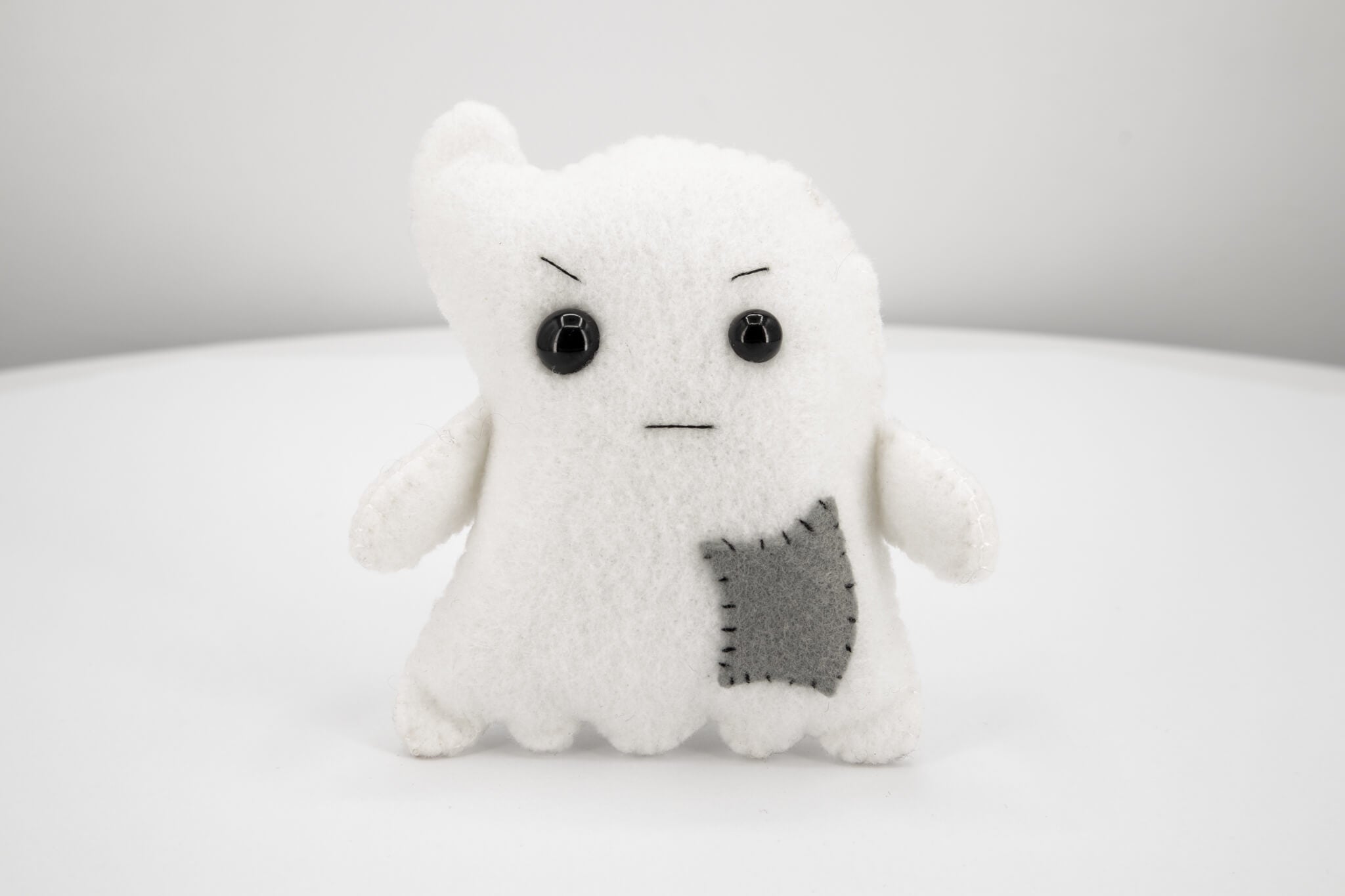 Mean Felt Ghost Doll - Pearl Moon Creations