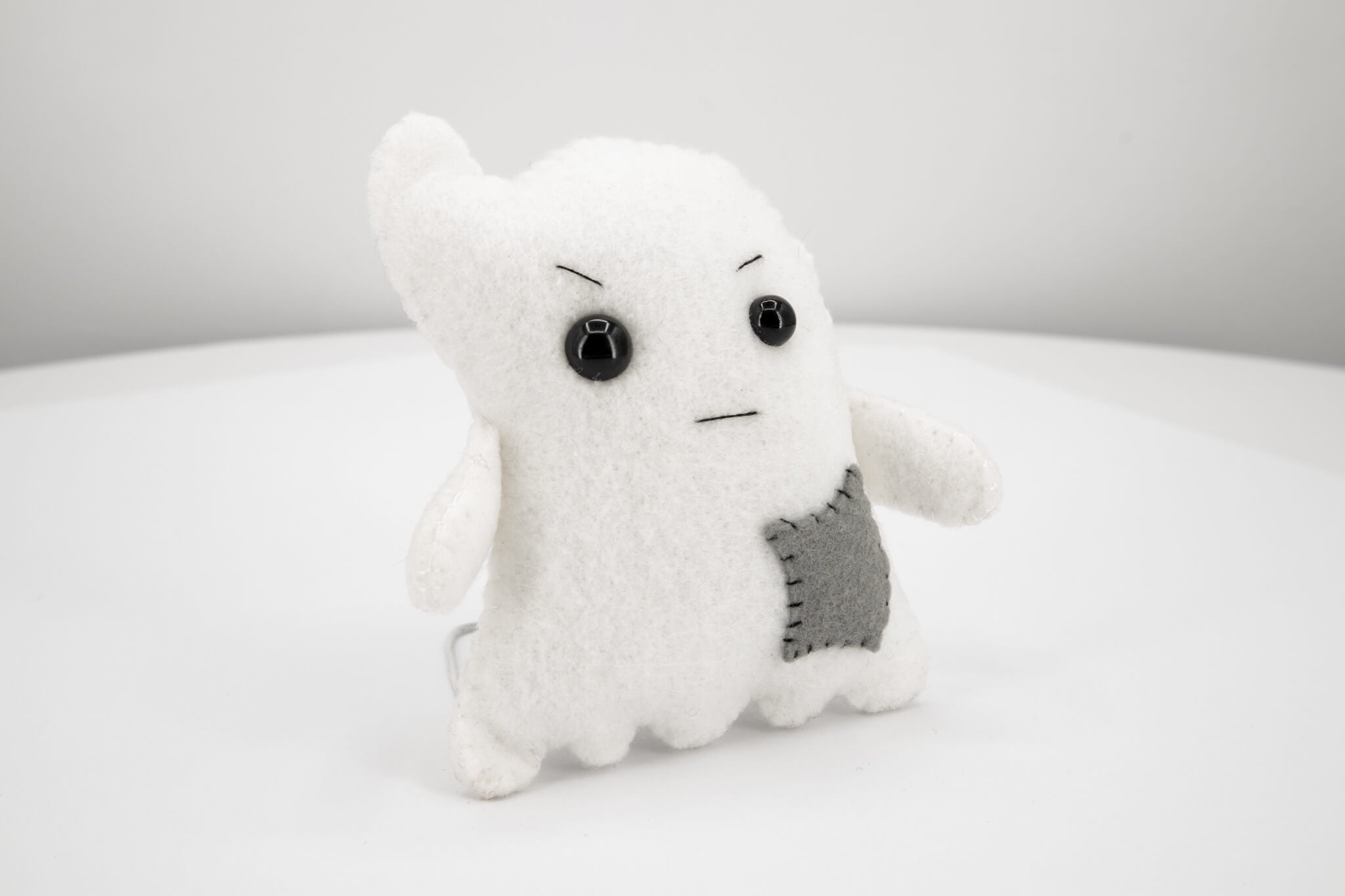 Mean Felt Ghost Doll - Pearl Moon Creations