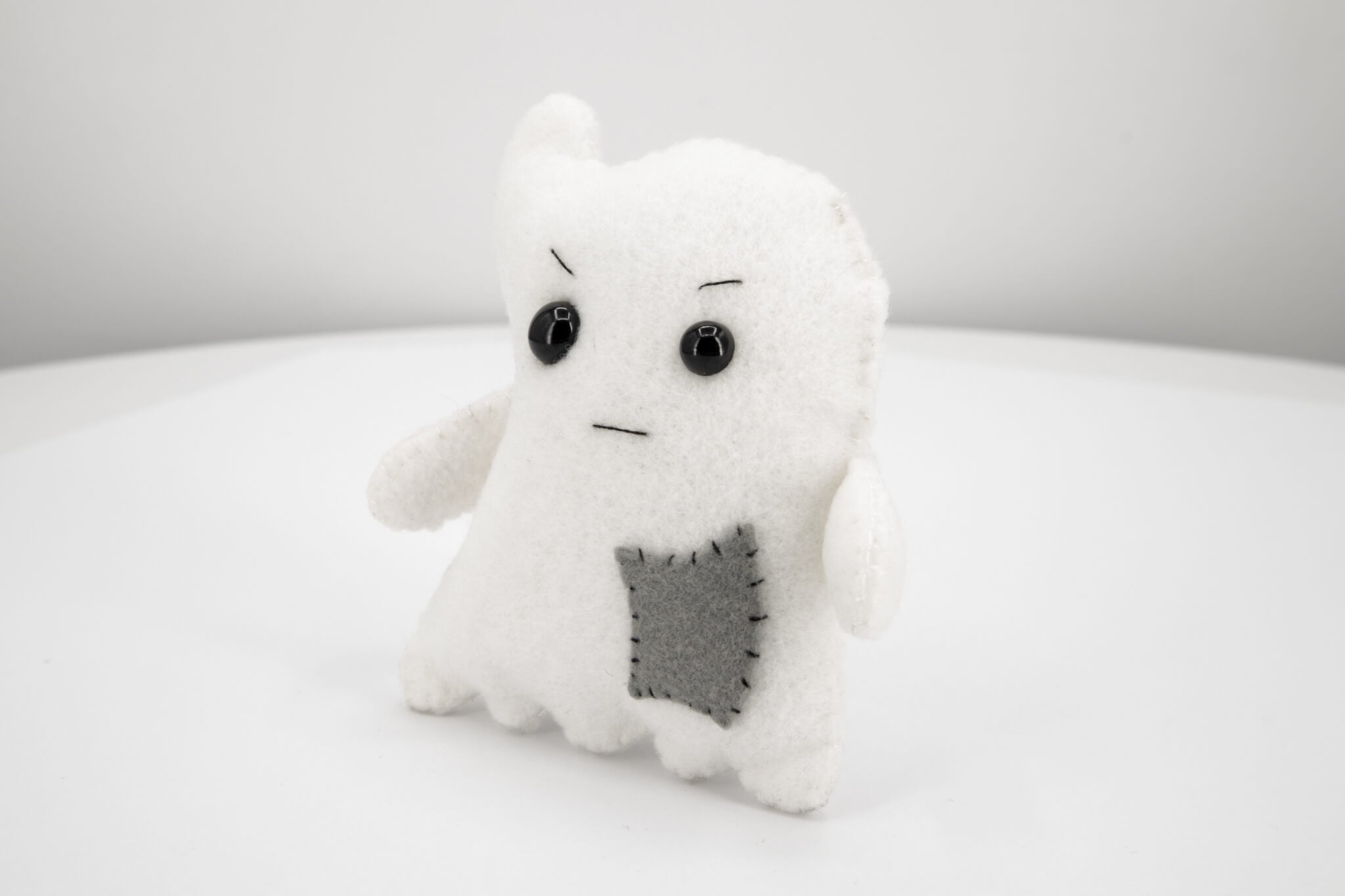 Mean Felt Ghost Doll - Pearl Moon Creations