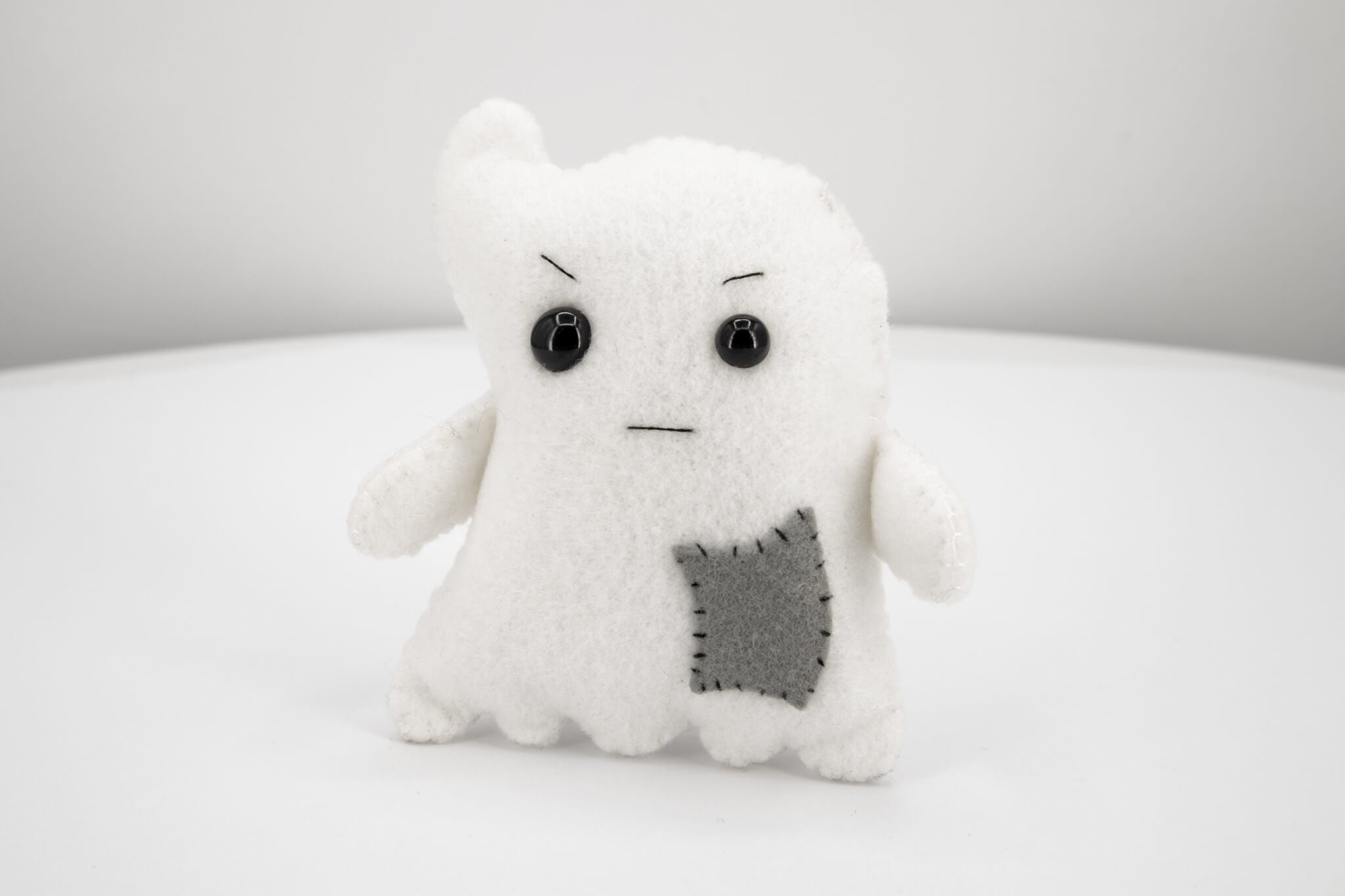 Mean Felt Ghost Doll - Pearl Moon Creations
