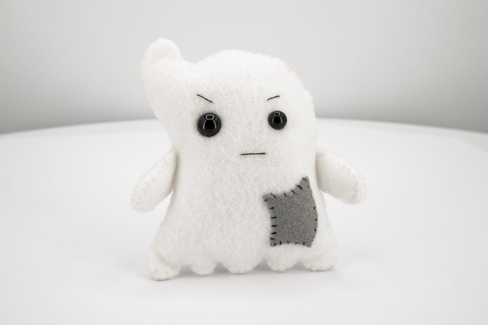 Mean Felt Ghost Doll - Pearl Moon Creations
