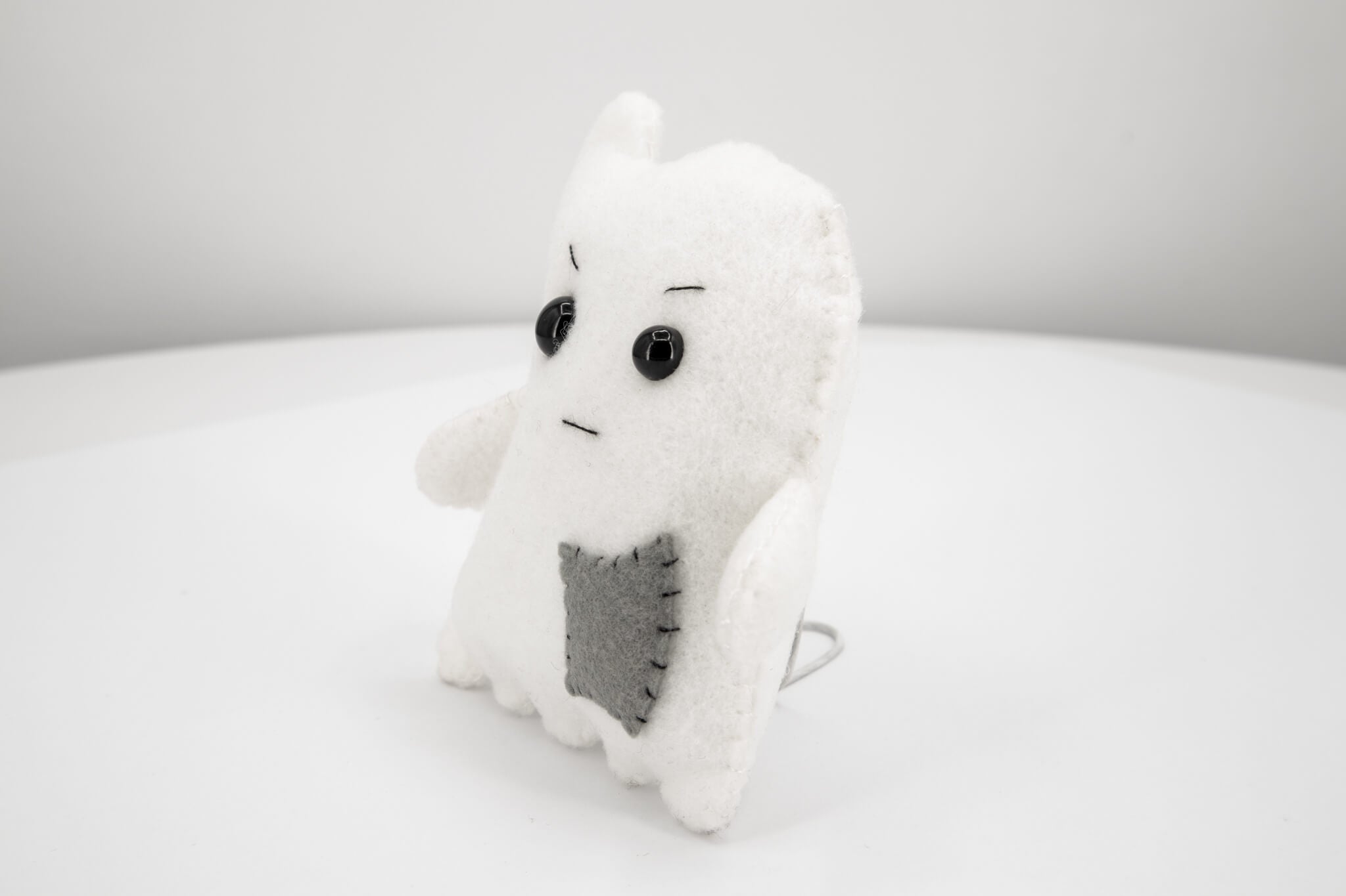 Mean Felt Ghost Doll - Pearl Moon Creations