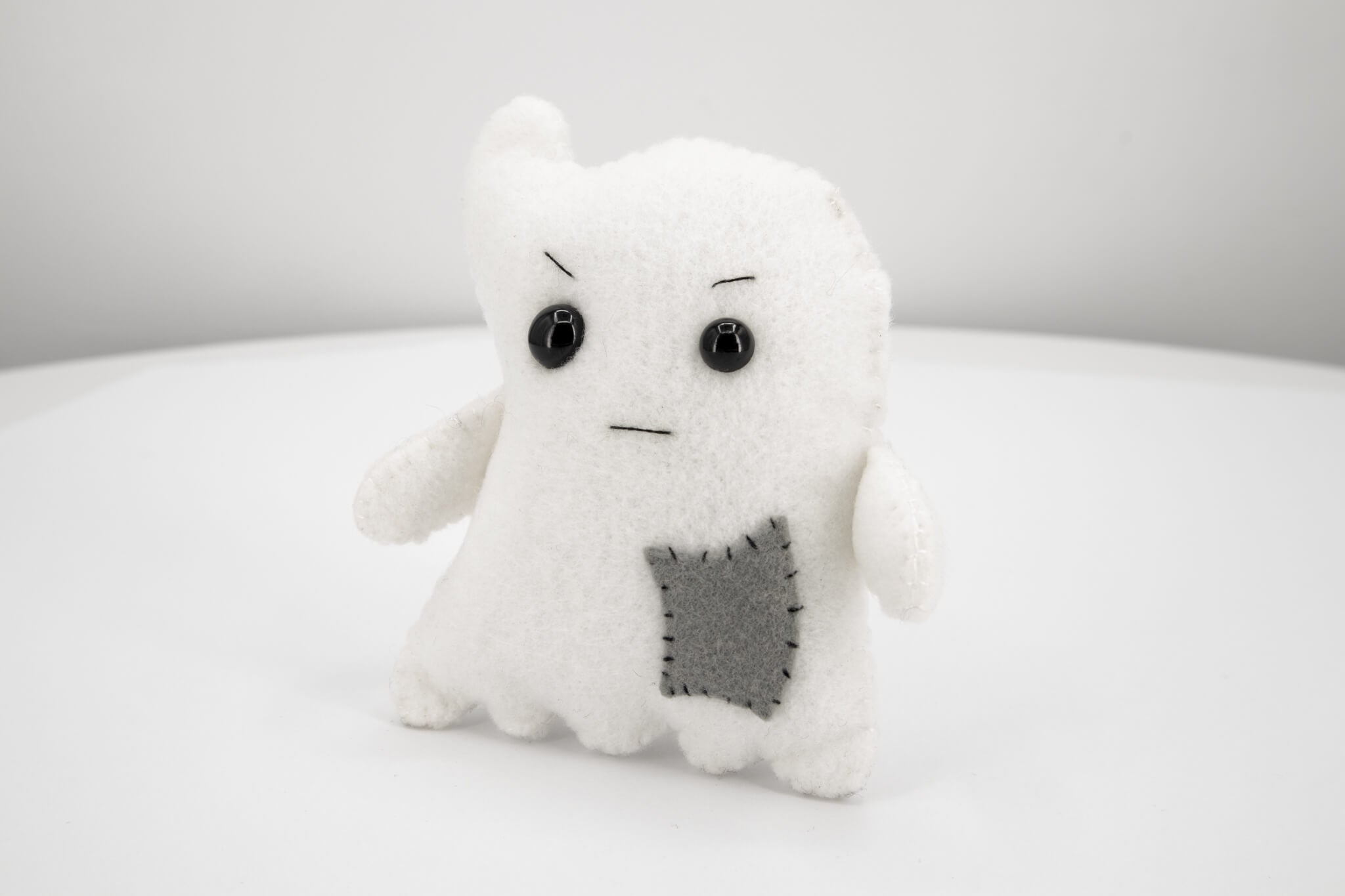 Mean Felt Ghost Doll - Pearl Moon Creations