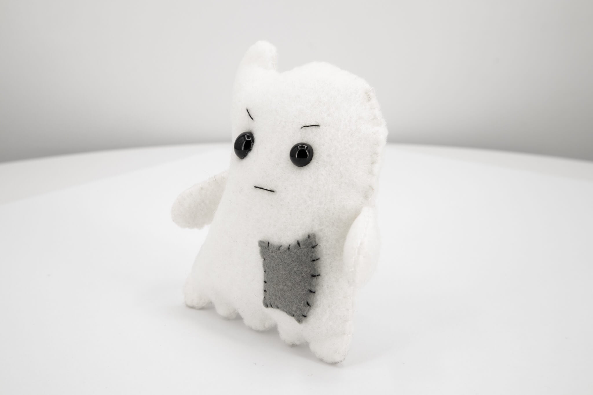 Mean Felt Ghost Doll - Pearl Moon Creations