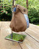 Moon Phases Brown Mini Crossbody Bag - Pearl Moon Creations