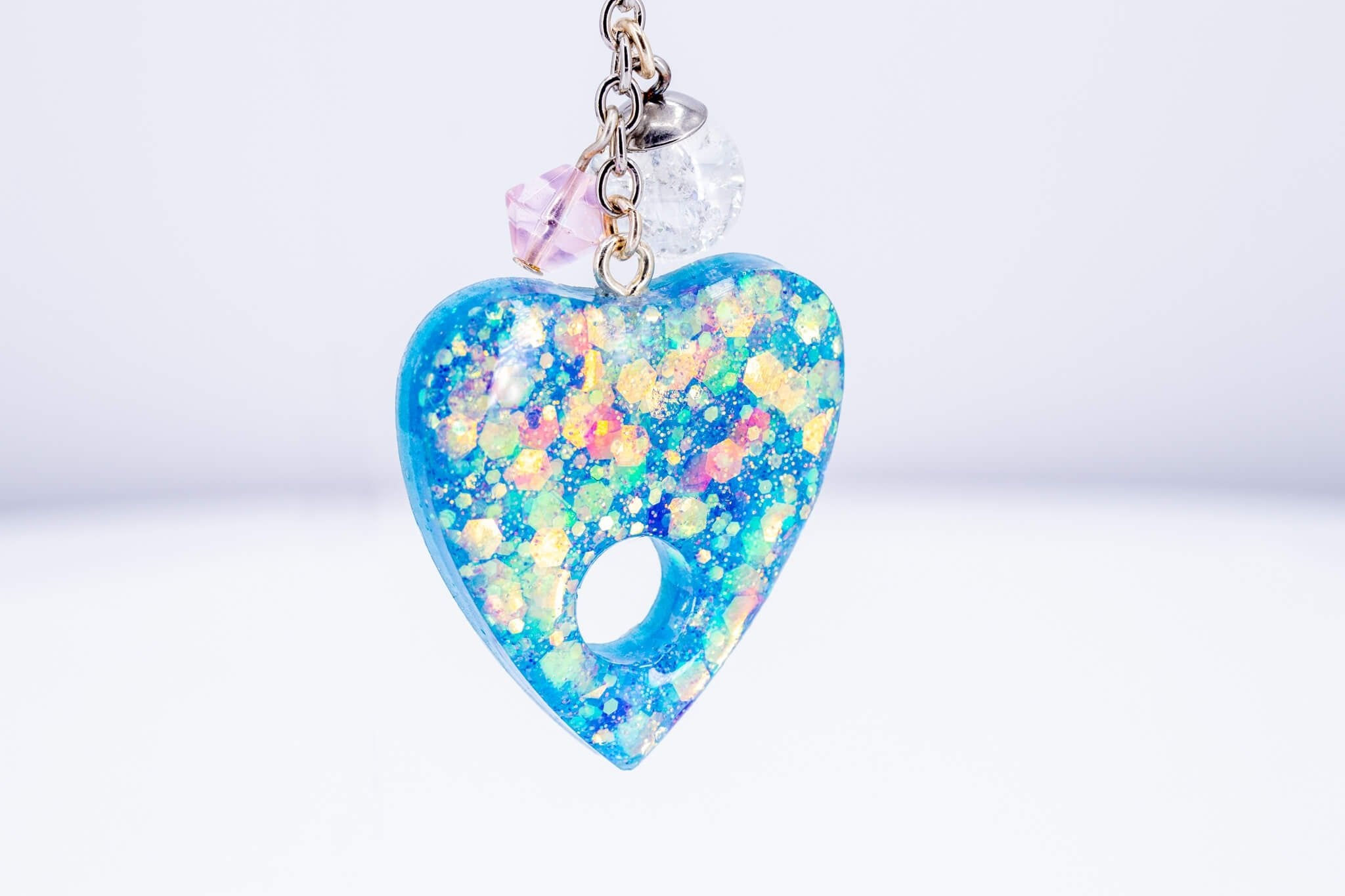 Ouija Planchette Keychain - Pearl Moon Creations