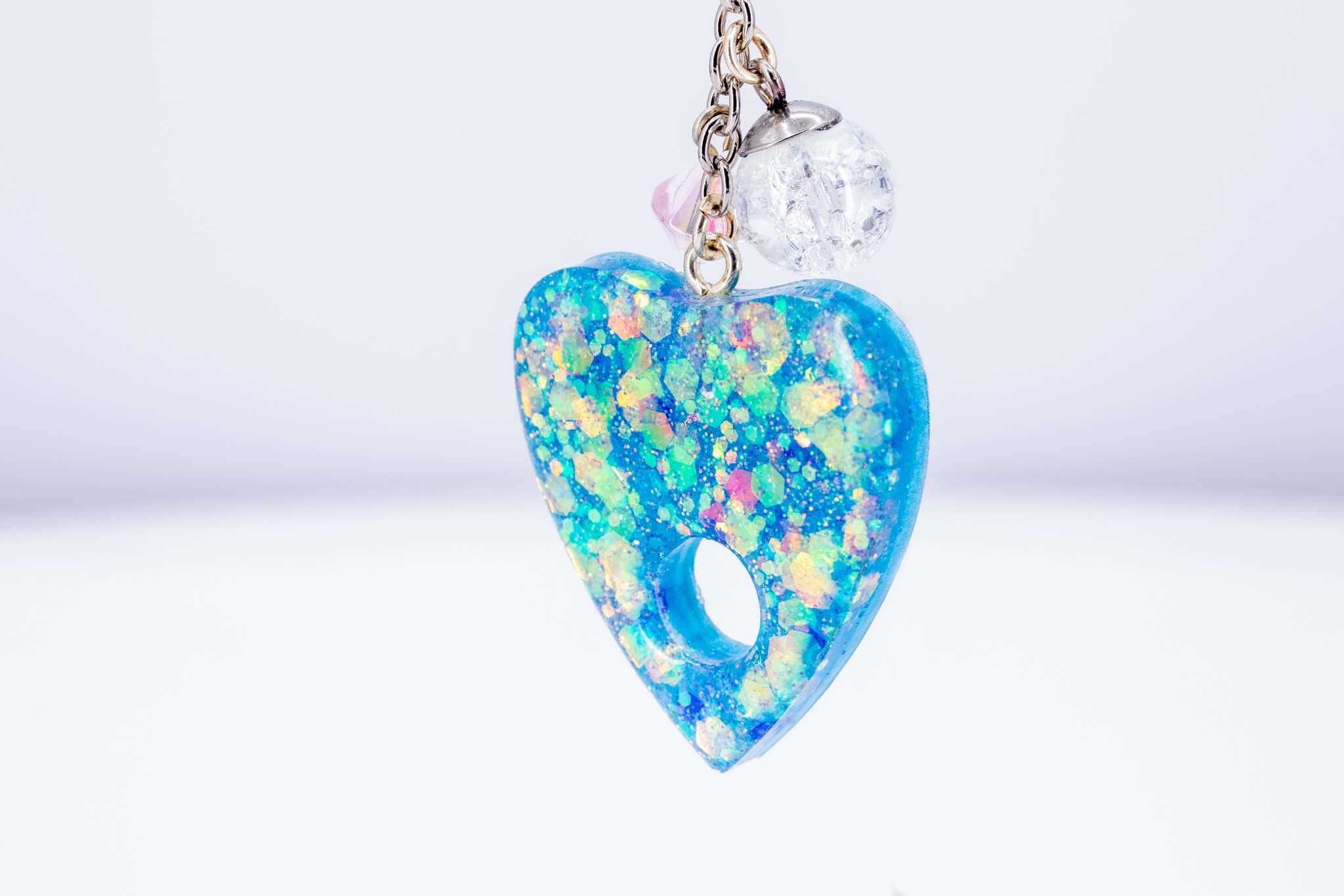 Ouija Planchette Keychain - Pearl Moon Creations