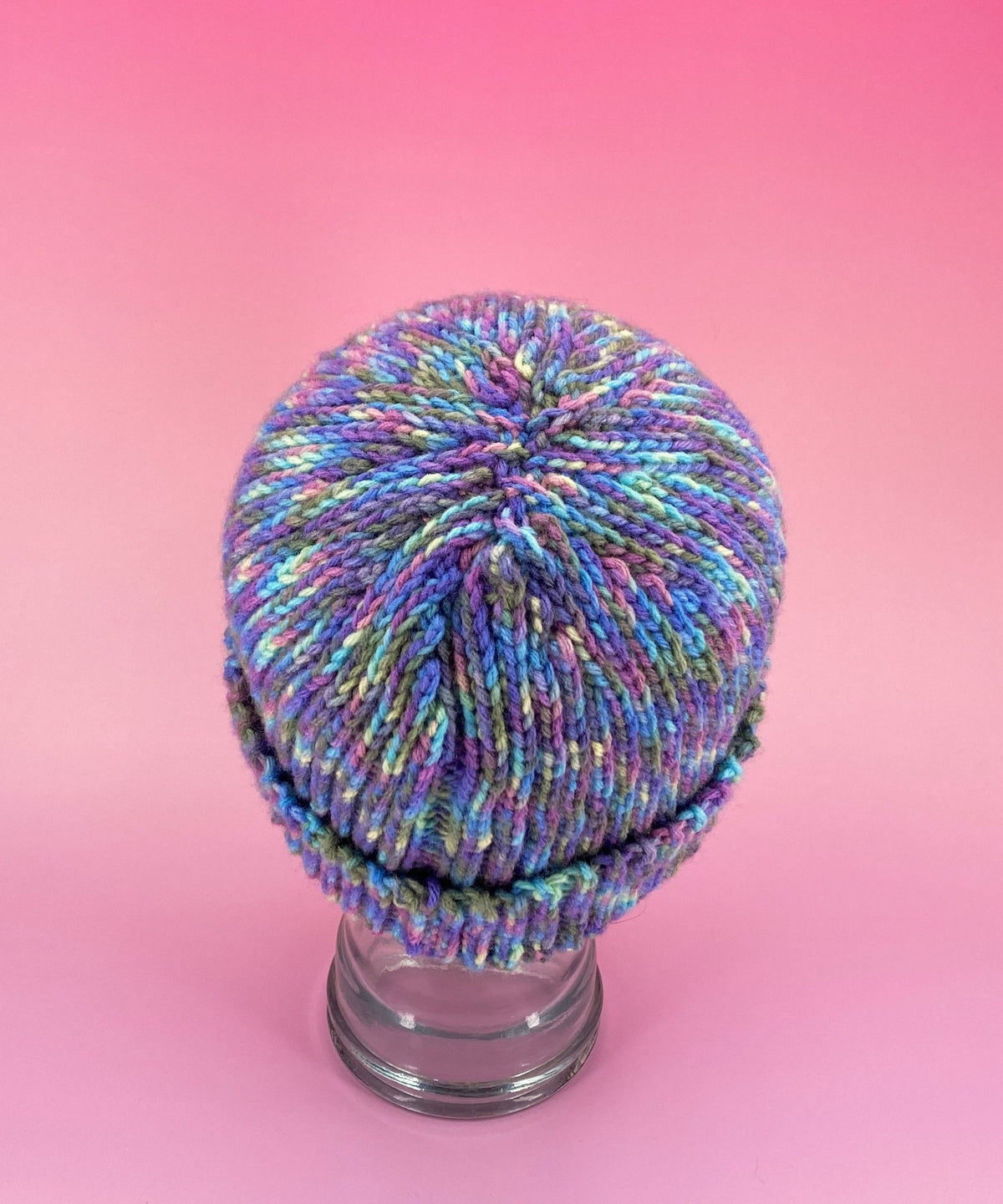 Pastel Rainbow Beanie Hat (Made To Order) - Pearl Moon Creations