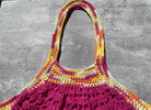 Pink Reusable Market/Beach Bag - Pearl Moon Creations