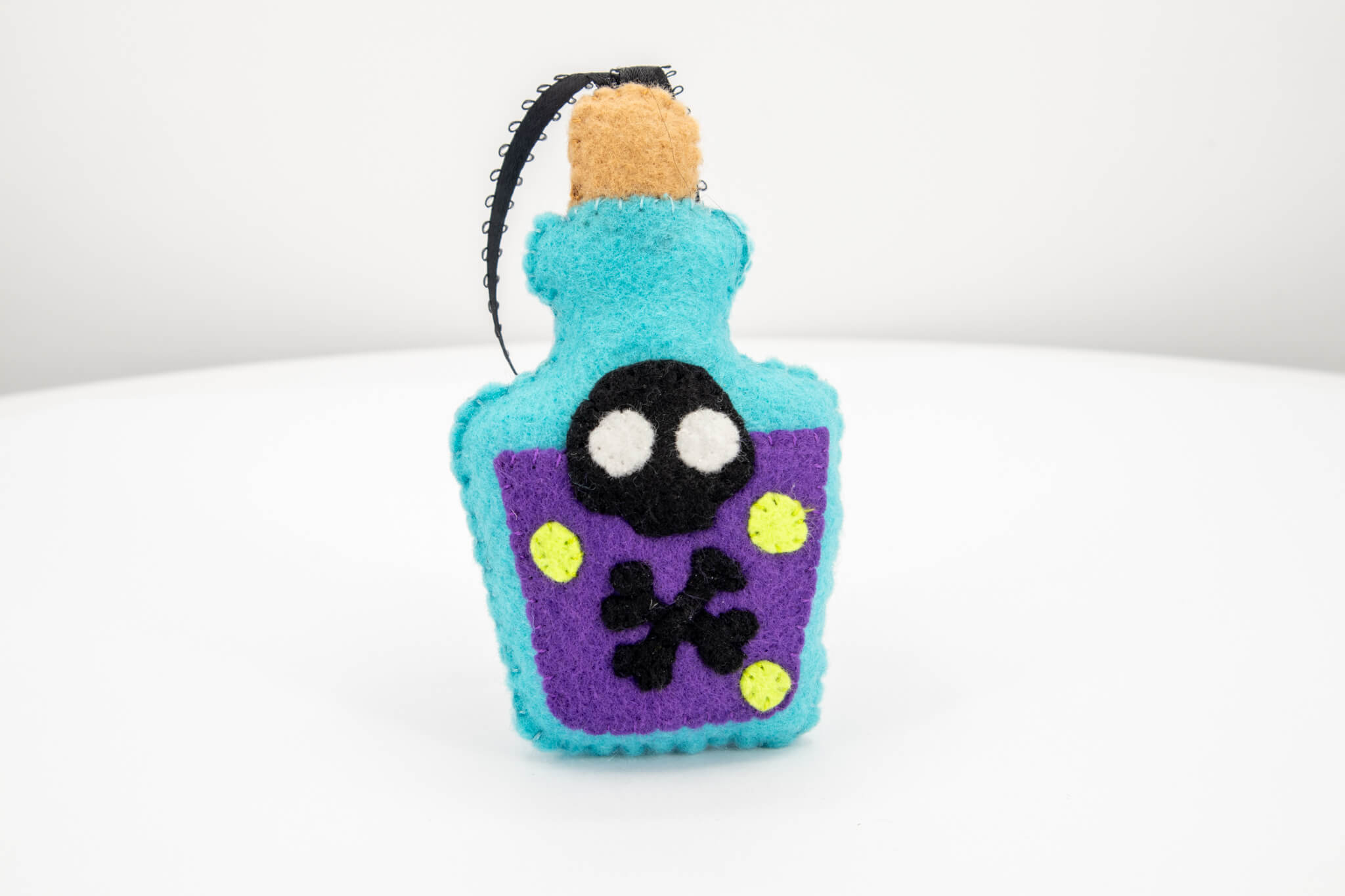 Poison Bottle Felt Ornament - Pearl Moon Creations