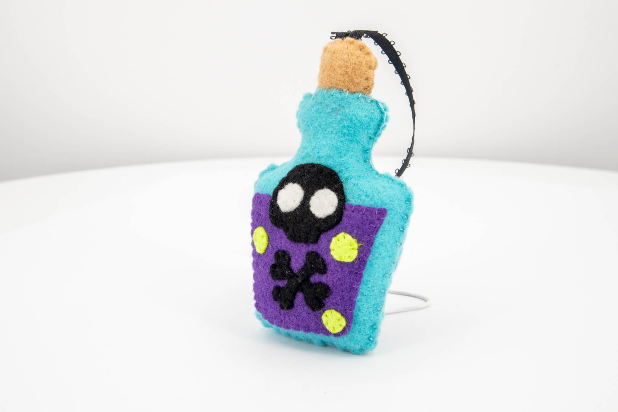 Poison Bottle Felt Ornament - Pearl Moon Creations