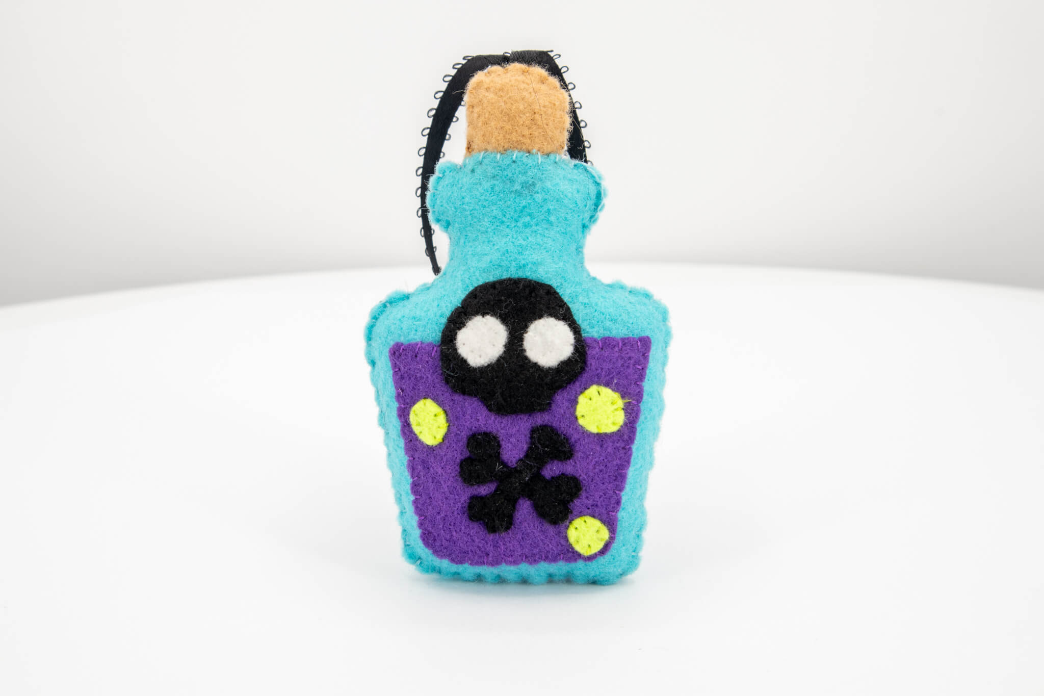 Poison Bottle Felt Ornament - Pearl Moon Creations