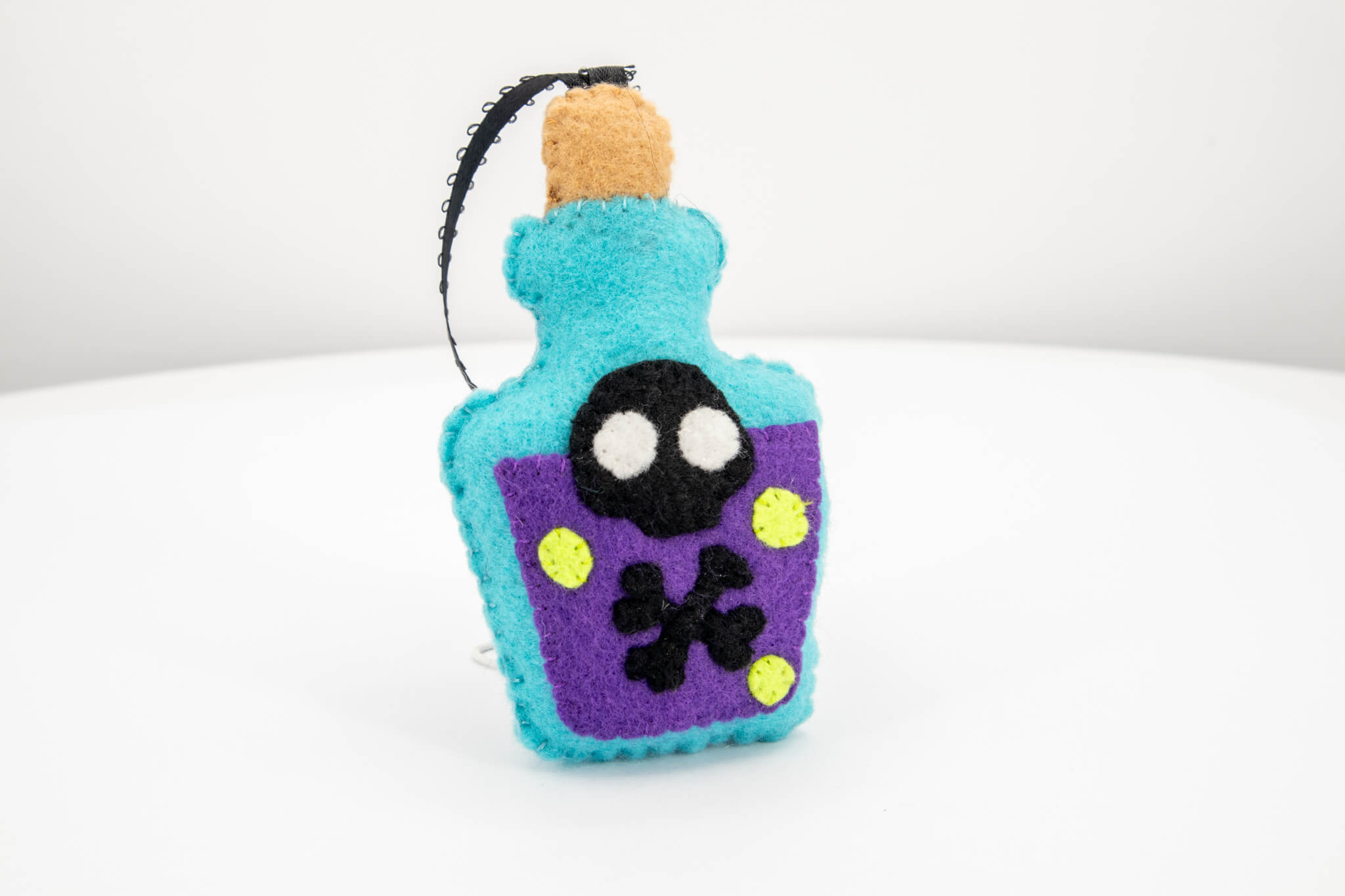 Poison Bottle Felt Ornament - Pearl Moon Creations
