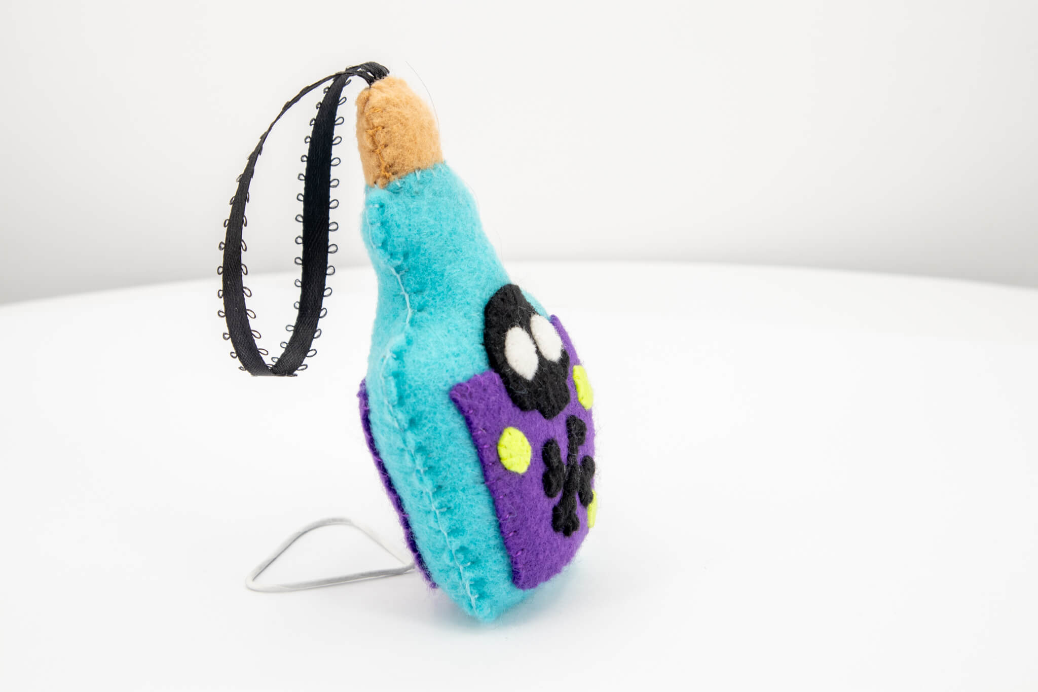 Poison Bottle Felt Ornament - Pearl Moon Creations