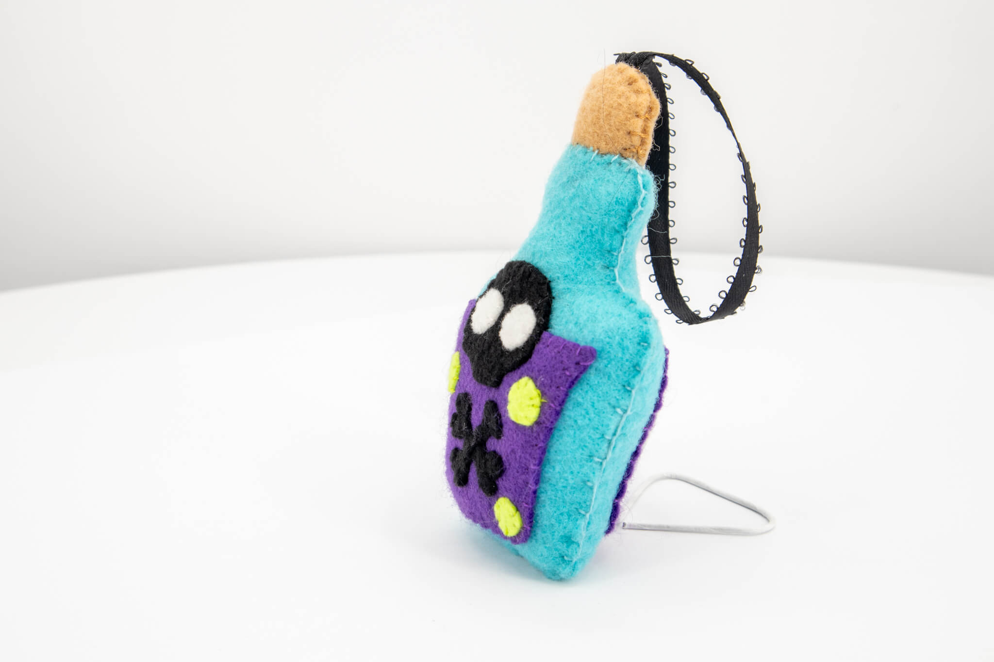 Poison Bottle Felt Ornament - Pearl Moon Creations