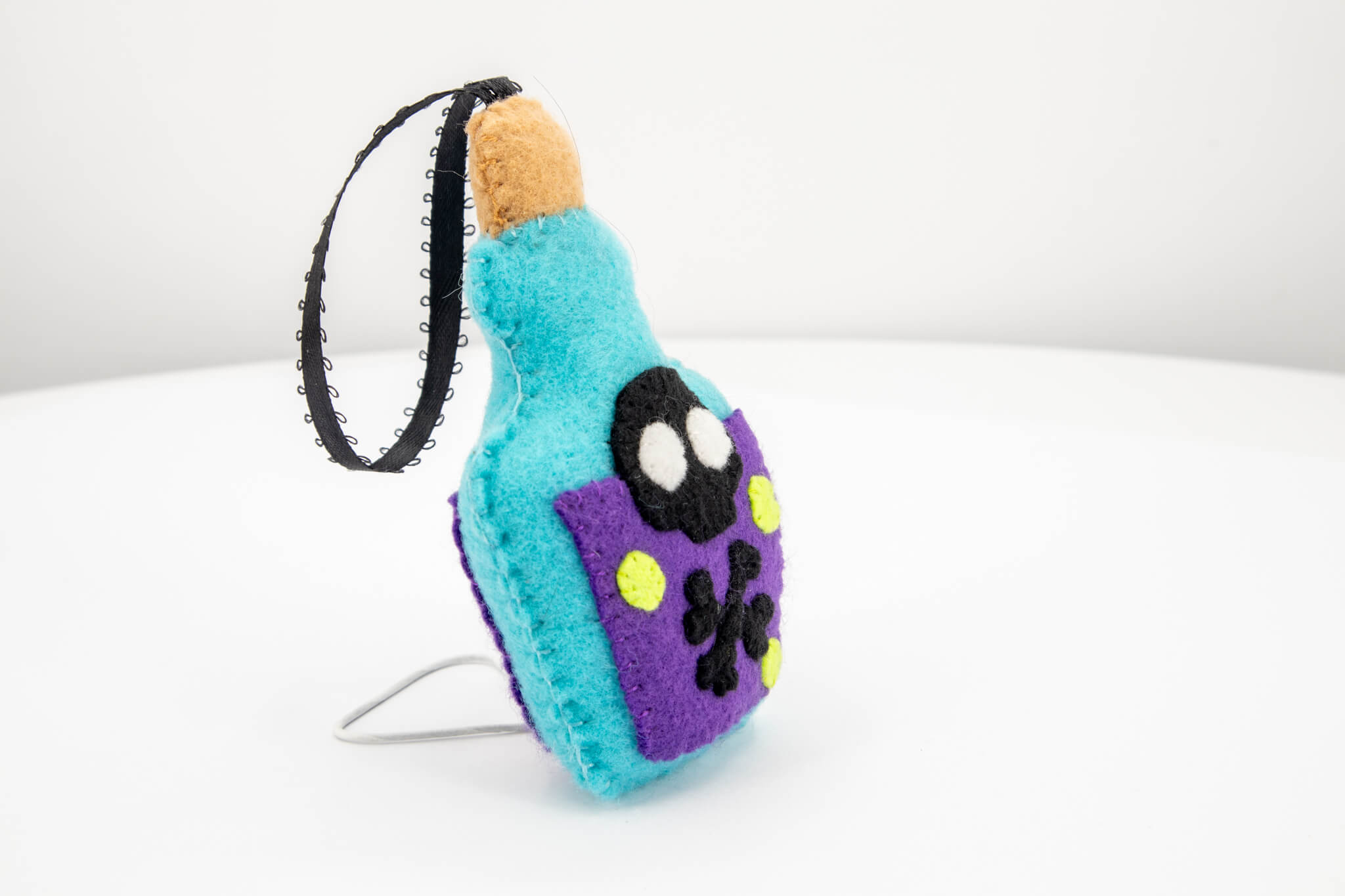 Poison Bottle Felt Ornament - Pearl Moon Creations