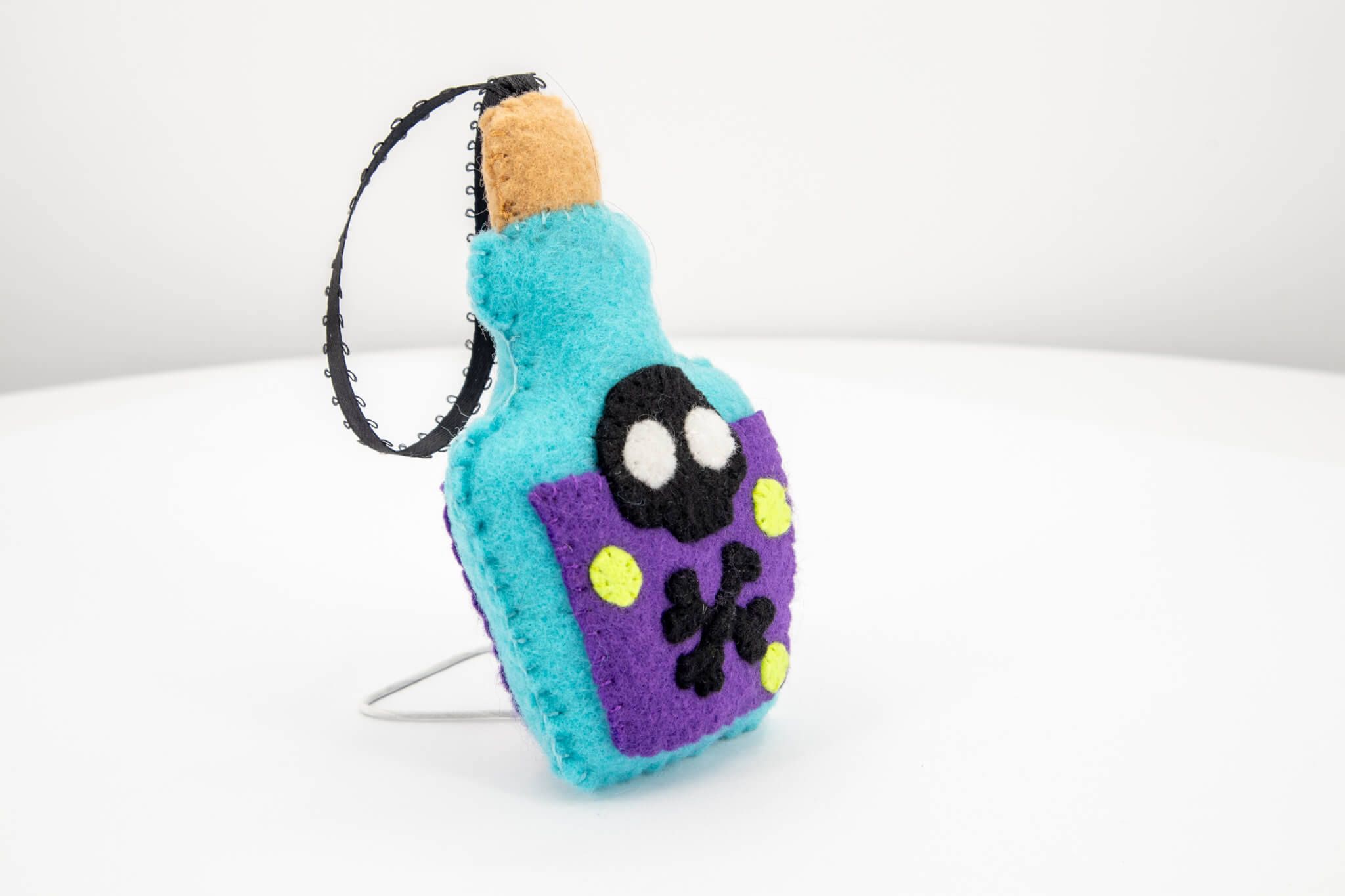 Poison Bottle Felt Ornament - Pearl Moon Creations