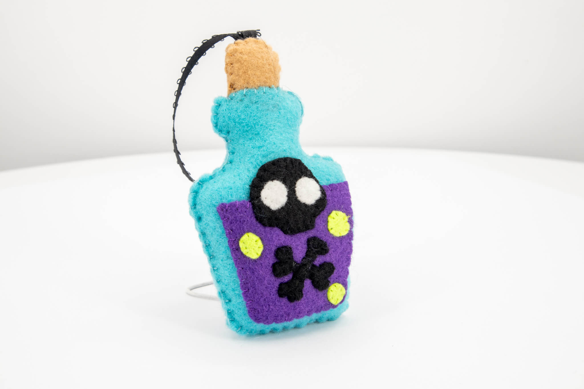 Poison Bottle Felt Ornament - Pearl Moon Creations