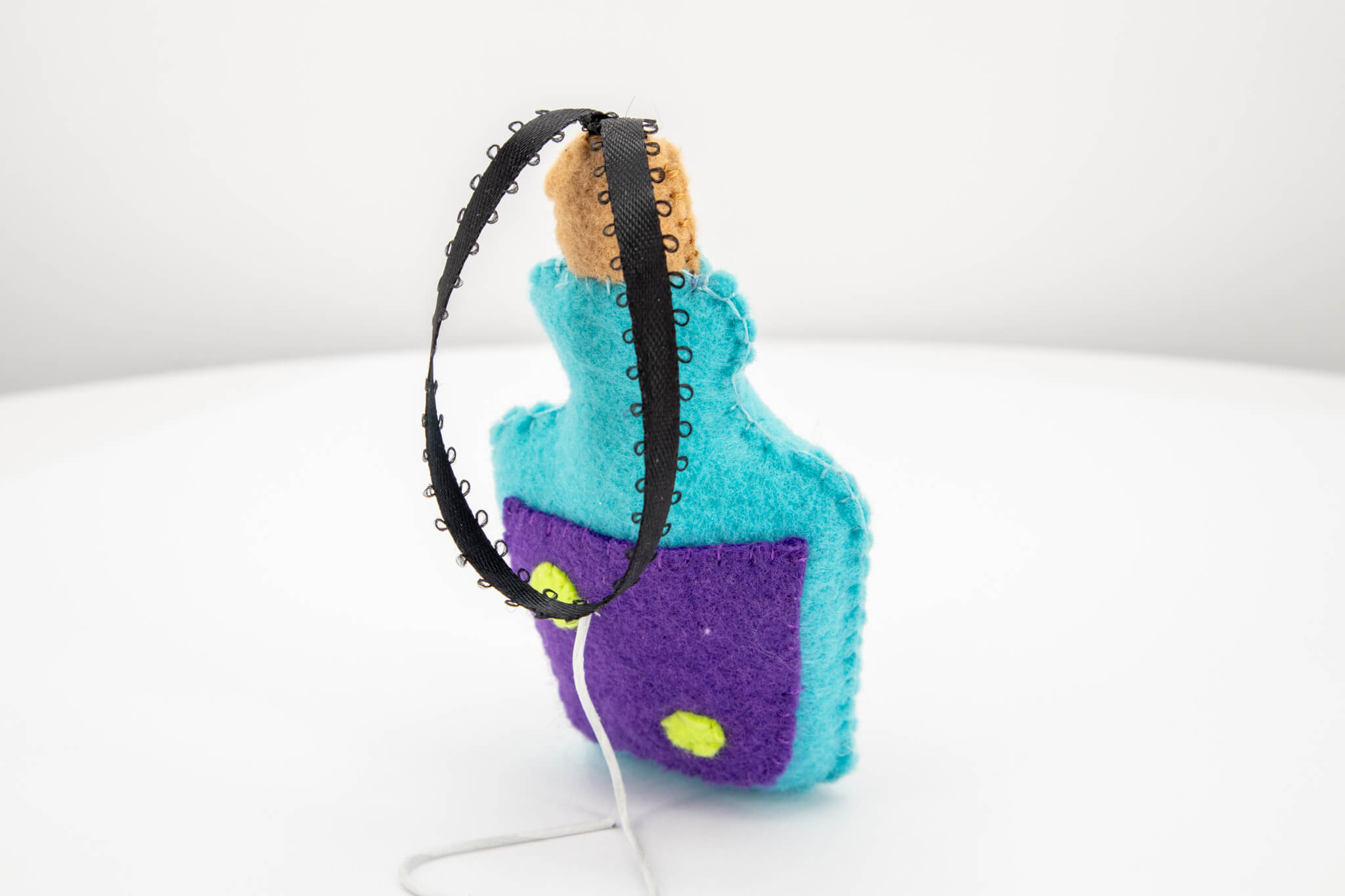 Poison Bottle Felt Ornament - Pearl Moon Creations