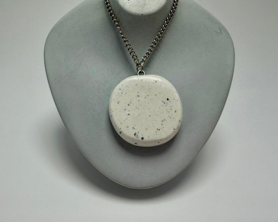 Purple Lacey Wildflower Pendant Necklace - Pearl Moon Creations