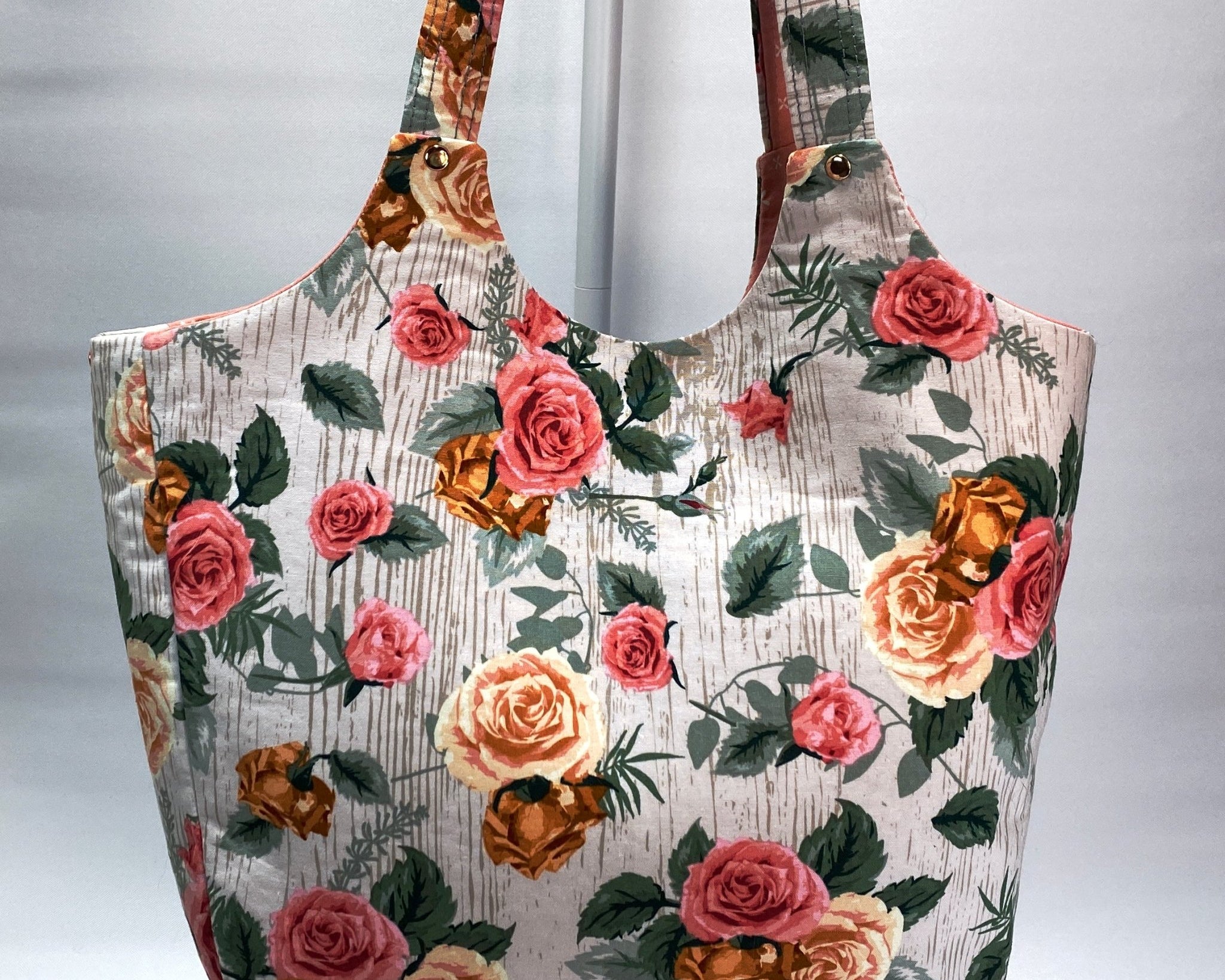 Rose Larkspur Tote - Pearl Moon Creations