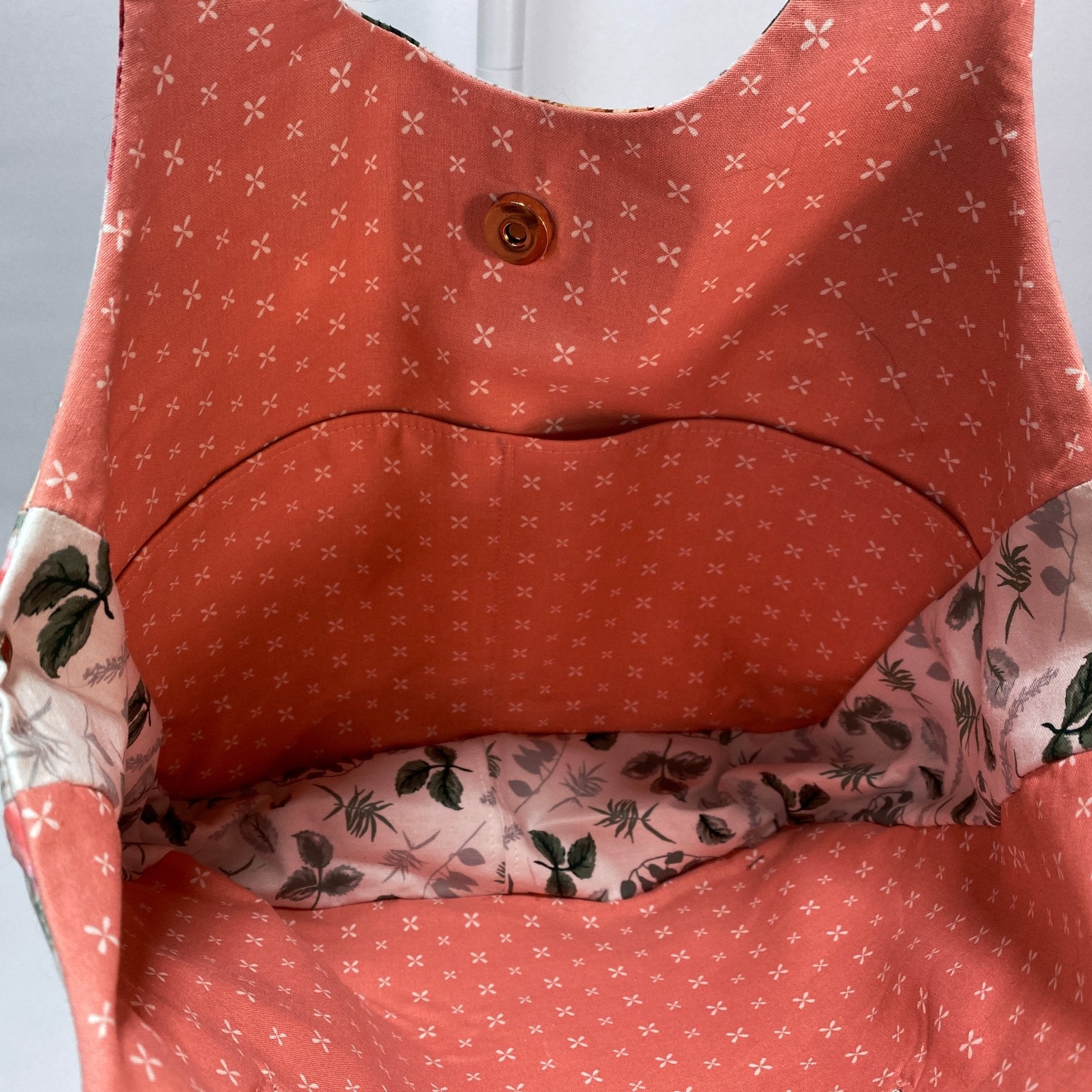 Rose Larkspur Tote - Pearl Moon Creations