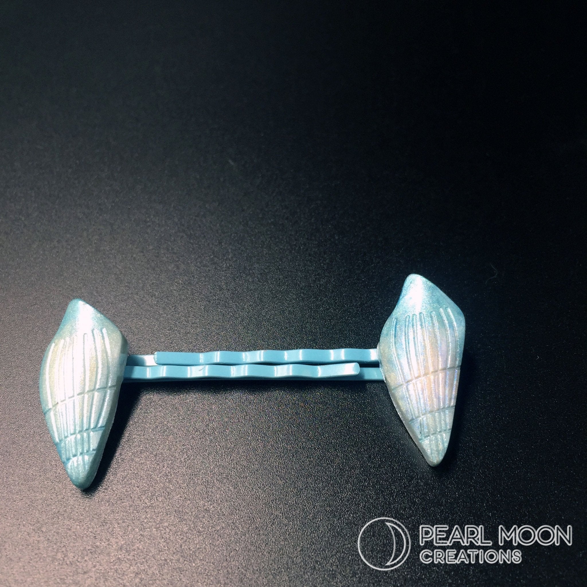 SeaShell Bobby Pin Barrettes - Pearl Moon Creations